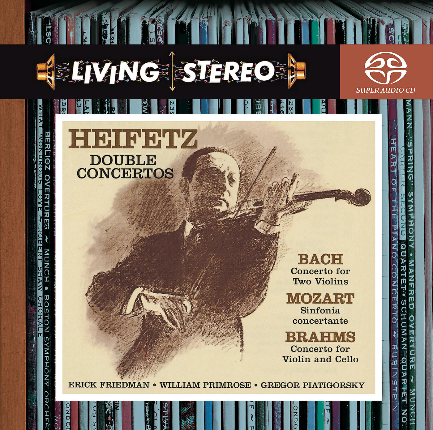 Релиз Bach: Concerto for Two Violins in D Minor; Brahms: Concerto for Violin and Cello in A Minor; Mozart: Sinfonia Concertante in E-Flat