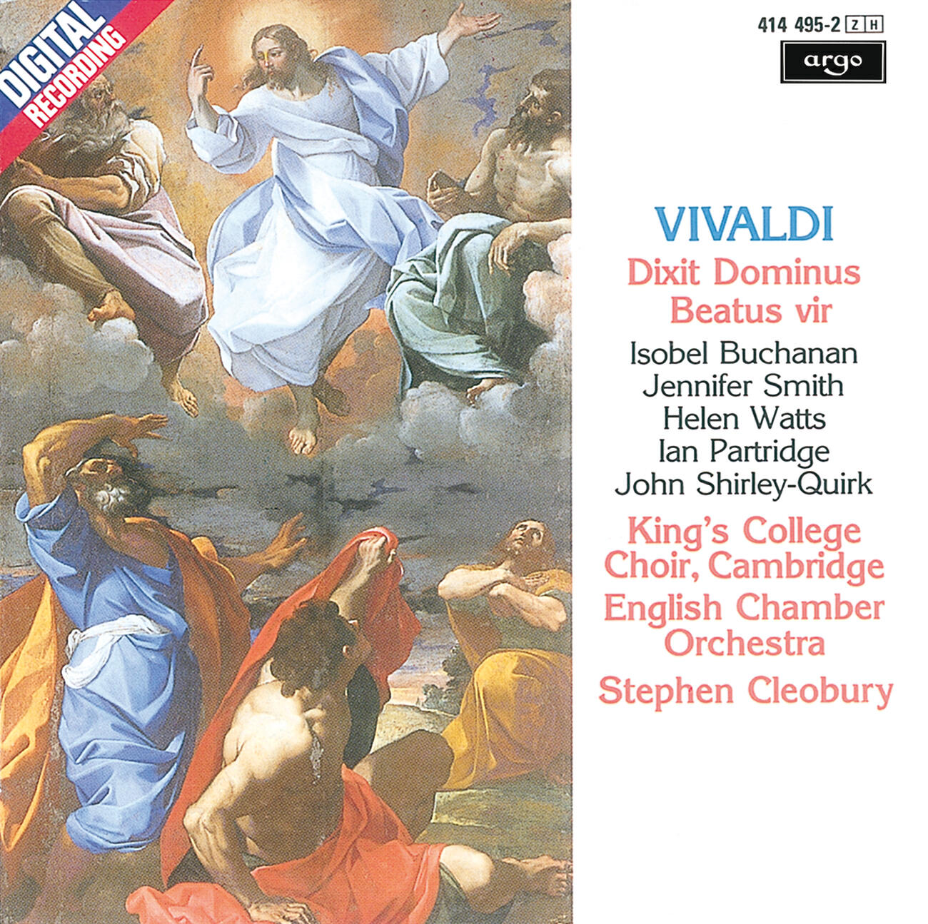 Релиз Vivaldi: Dixit Dominus/Beatus vir