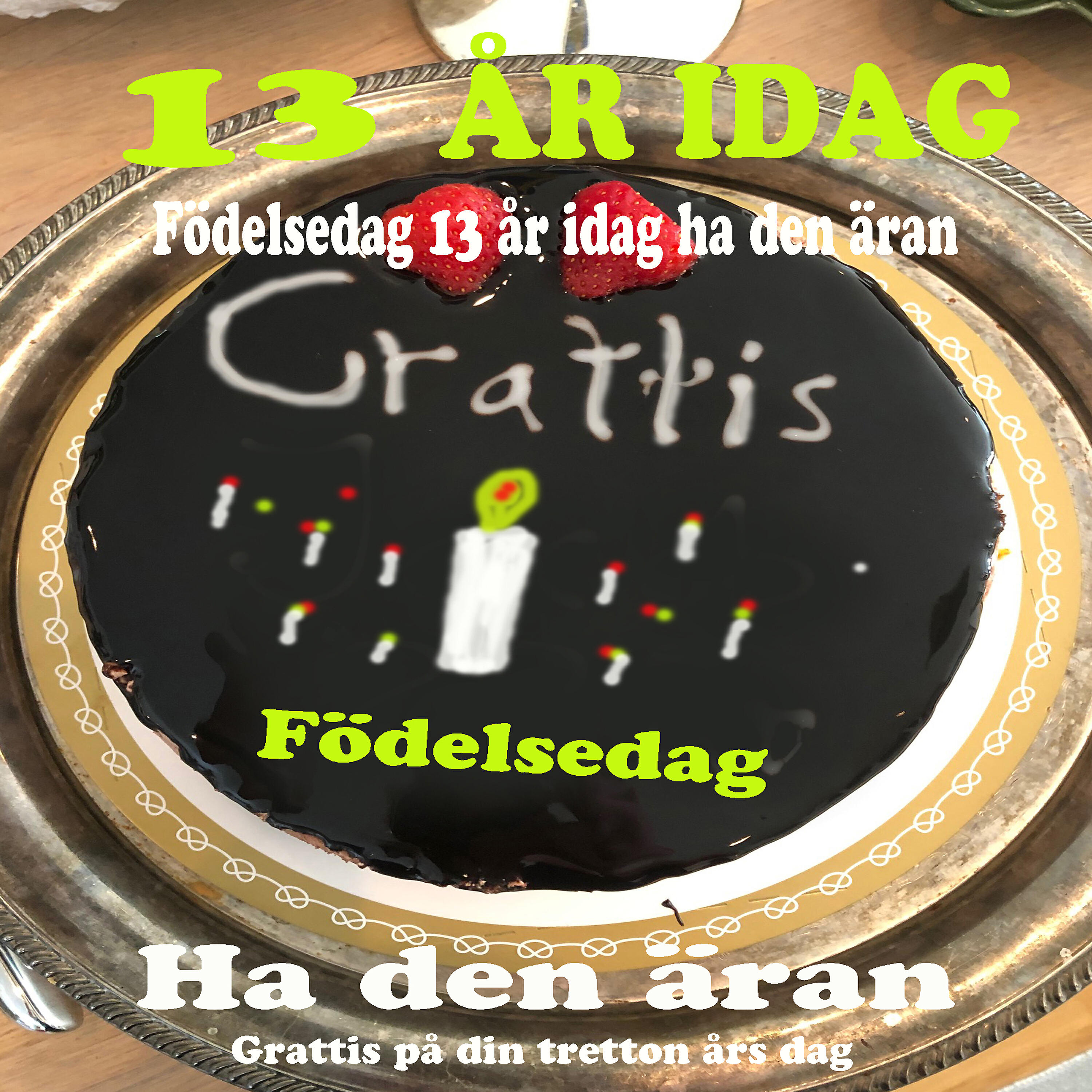 Релиз Födelsedag, 13 år idag, ha den äran