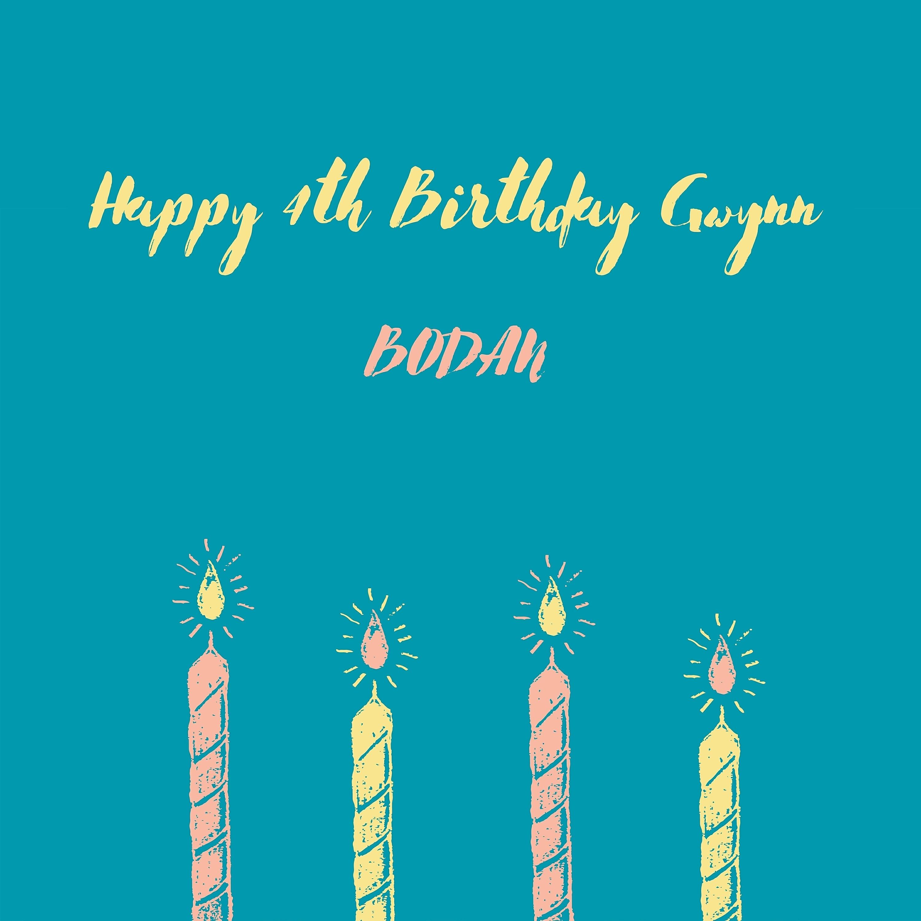 Релиз Happy 4th Birthday Gwynn