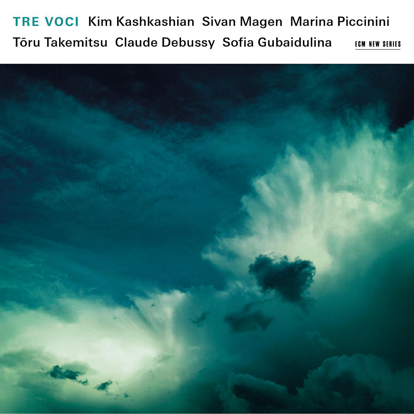 Релиз Tre Voci: Toru Takemitsu / Claude Debussy / Sofia Gubaidulina