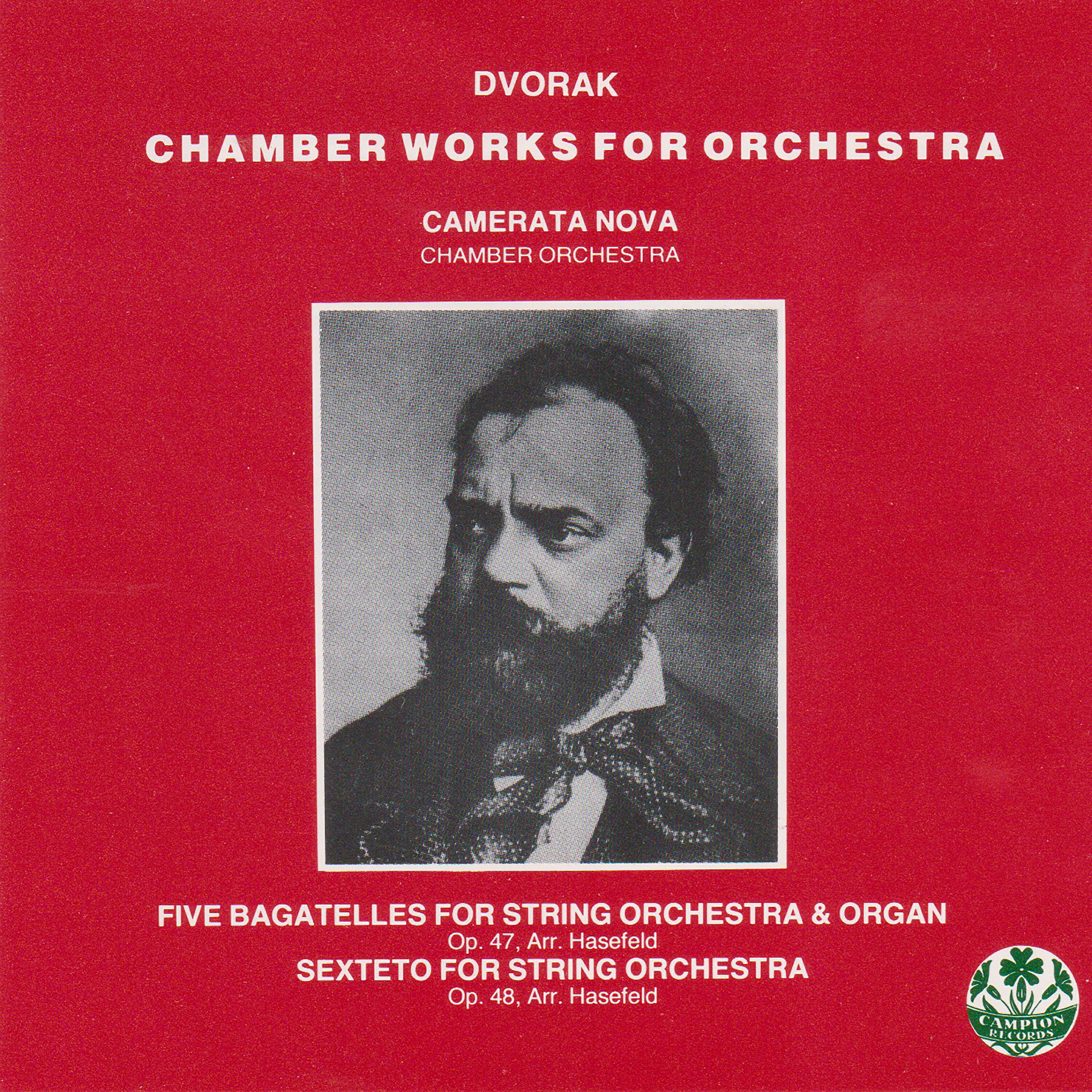 Постер альбома Dvorak: Chamber Works For Orchestra