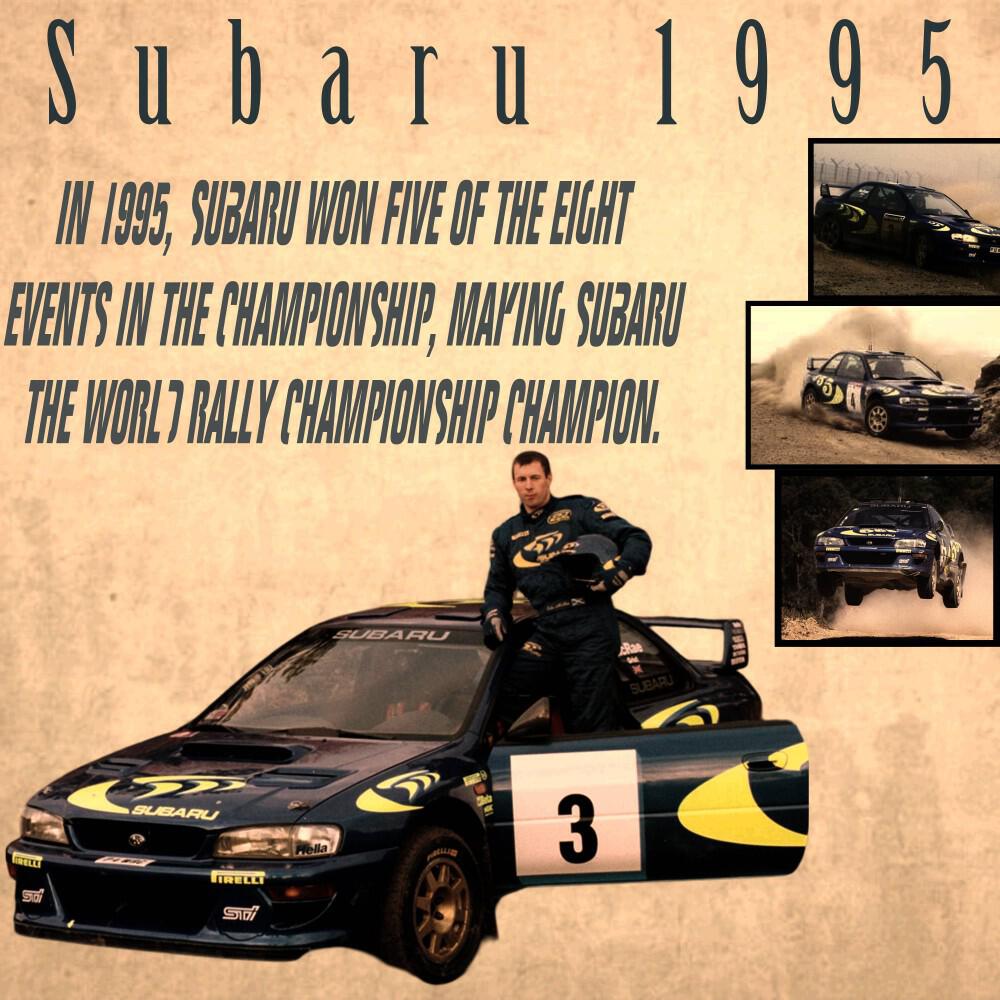 Релиз SUBARU 1995