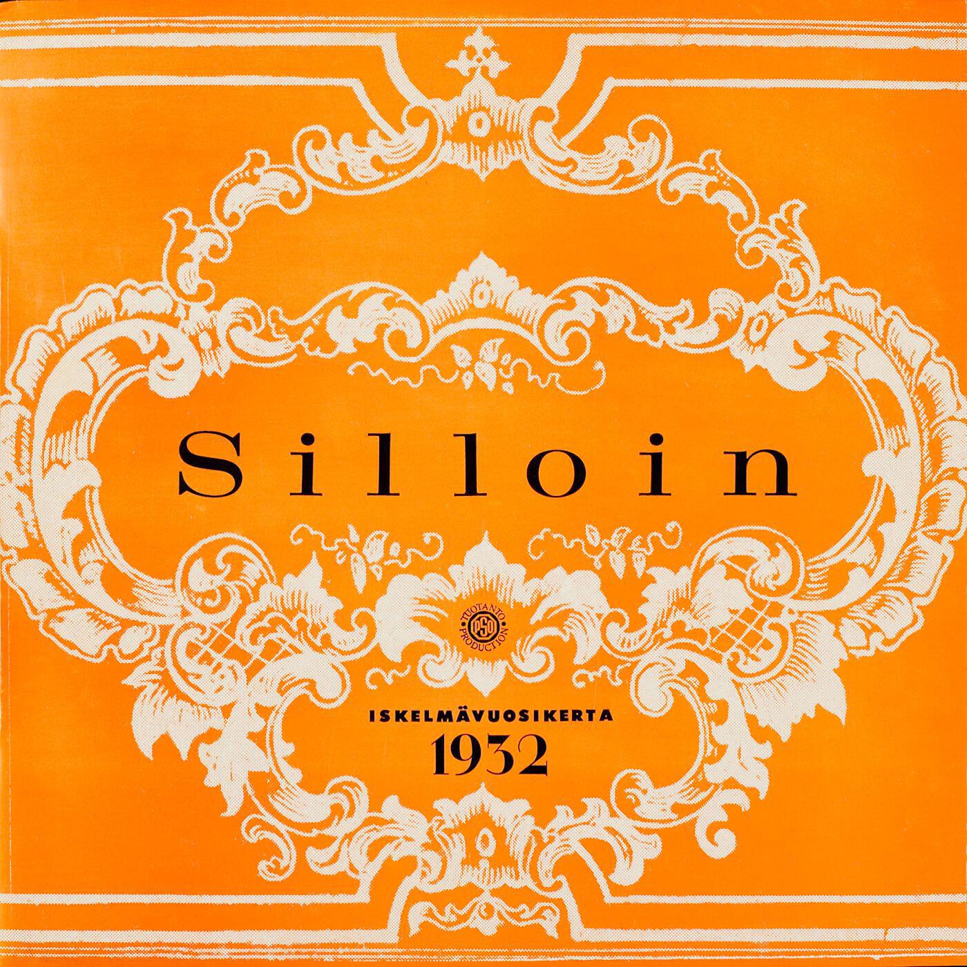 Релиз Silloin - Iskelmävuosikerta 1932