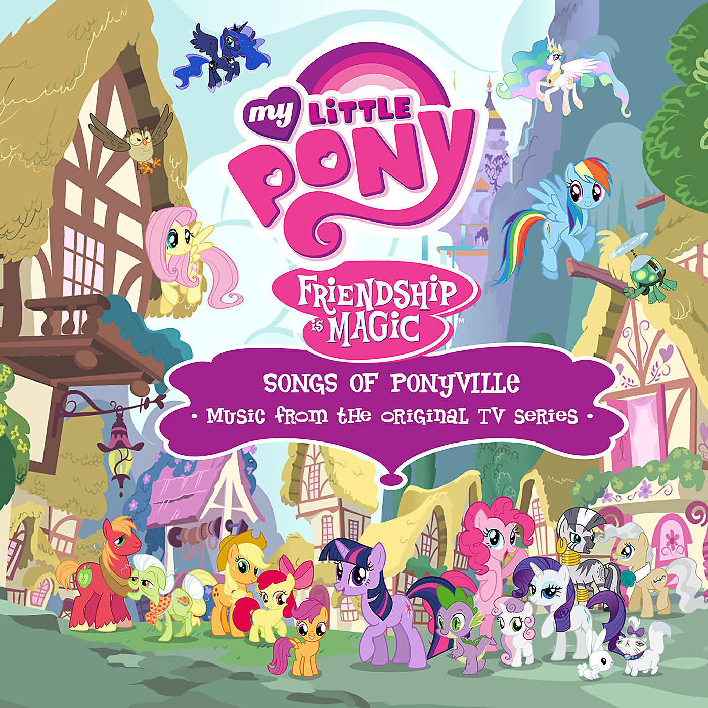 Скачать песню Twilight Sparkle, Apple Jack, Rainbow Dash, Pinkie Pie, Rarity, Fluttershy, Spike - Os Pônys E Sua História бесплатно в MP3 для Android и iOS