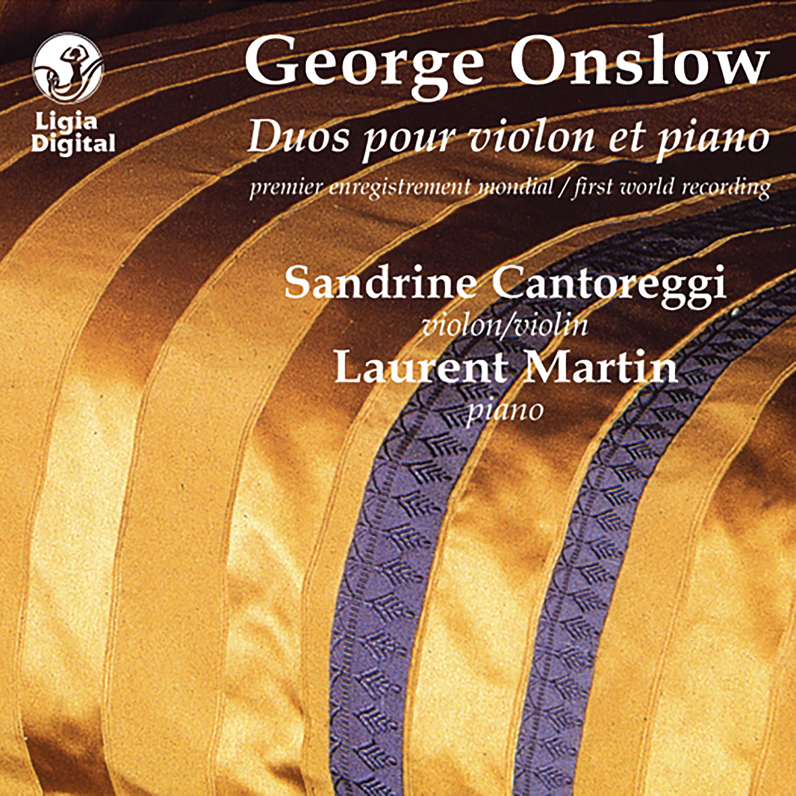 Релиз Onslow: Duos pour piano et violon