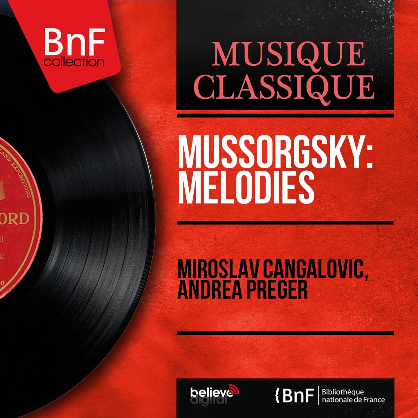 Релиз Mussorgsky: Mélodies (Mono Version)