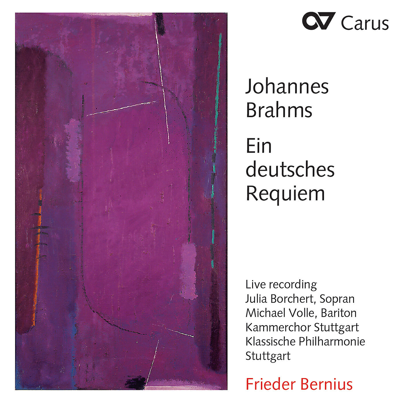 Релиз Brahms: Ein deutsches Requiem, Op. 45
