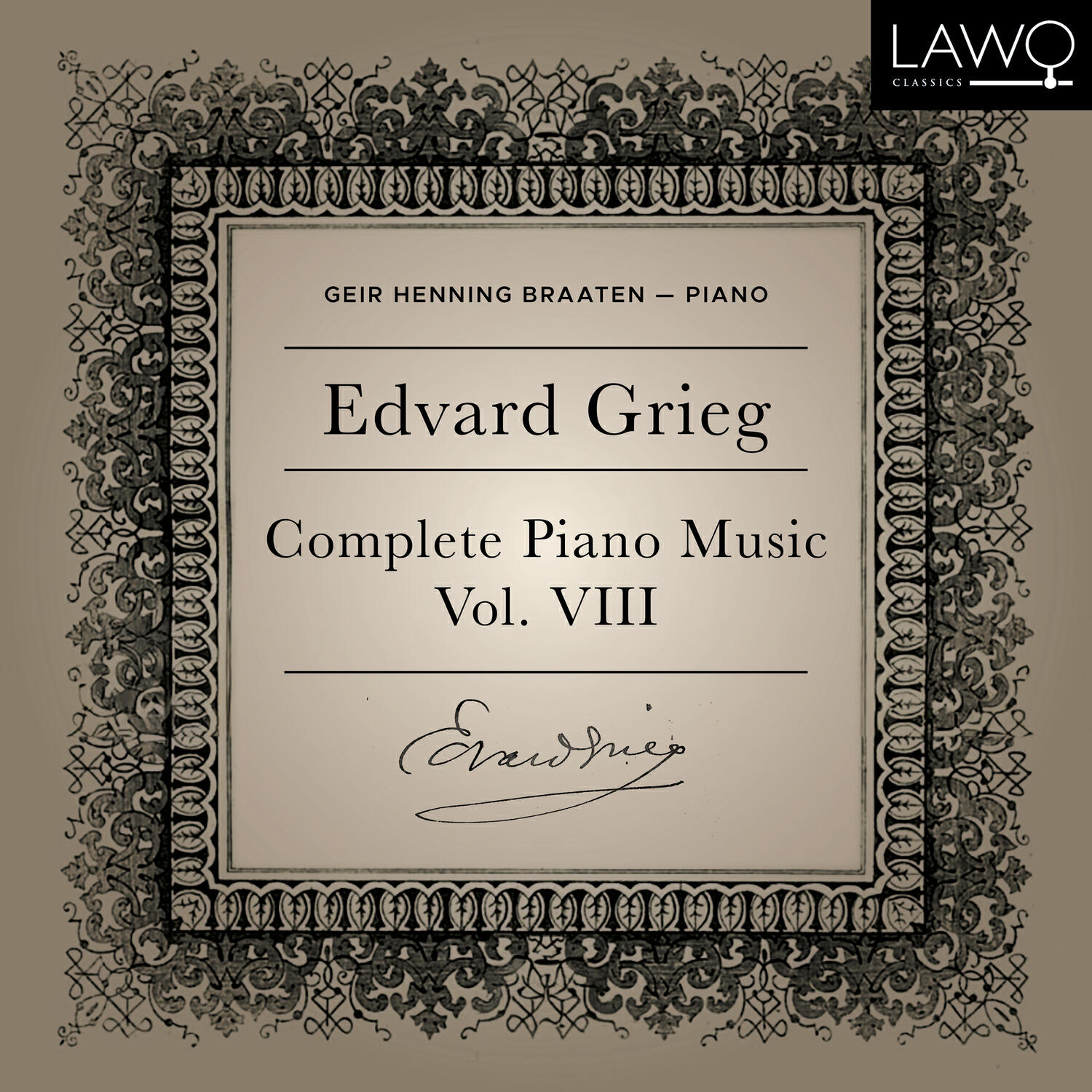 Релиз Edvard Grieg Complete Piano Music Vol. 8