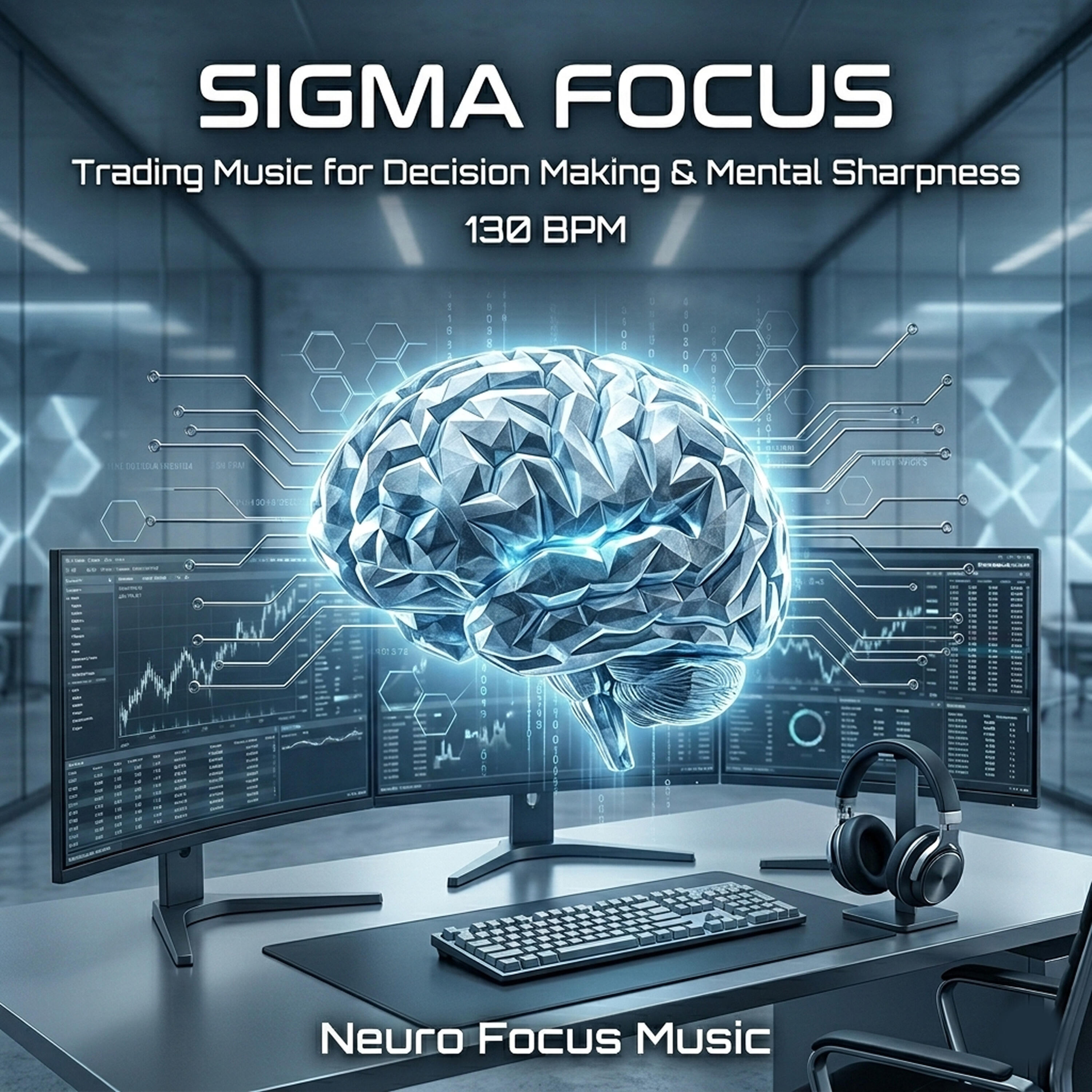 Релиз Sigma Focus / Trading Music for Decision Making & Mental Sharpness / 130 BPM