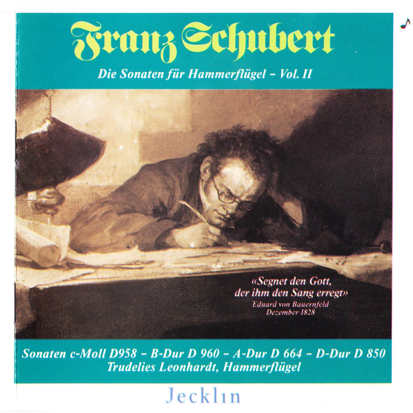Релиз Franz Schubert: Die Sonaten für Hammerflügel, Vol. II
