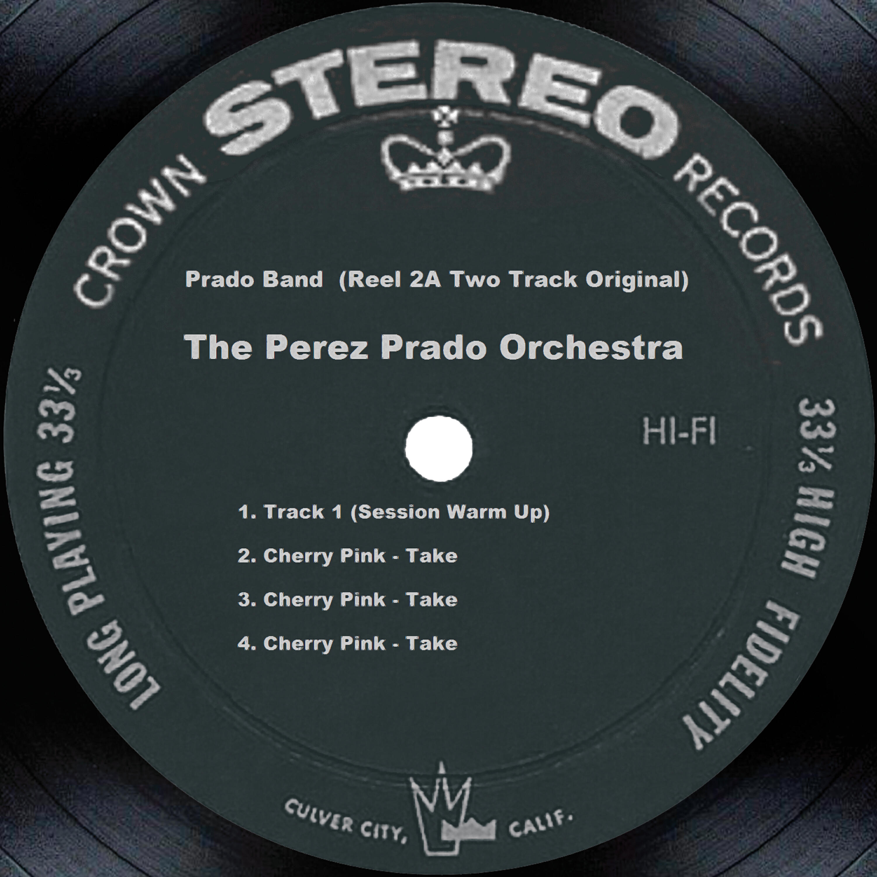 Релиз Prado Band  (Reel 2A Two Track Original)