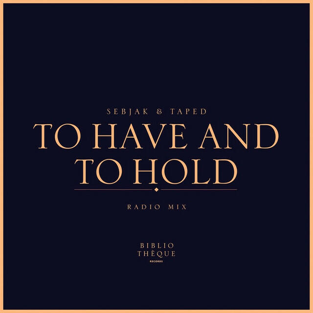 Релиз To Have and to Hold (Radio Edit)
