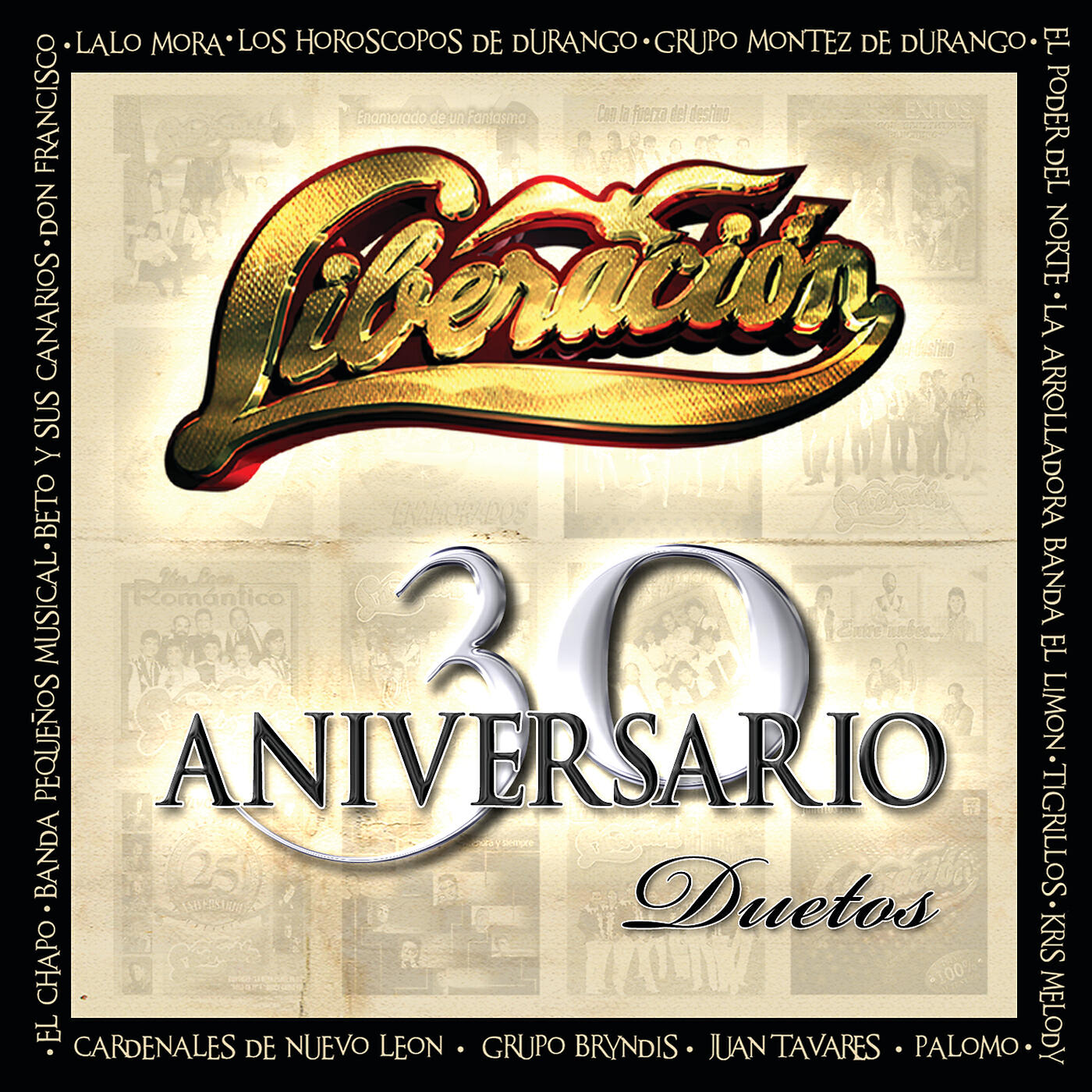 Релиз 30 Aniversario Duetos