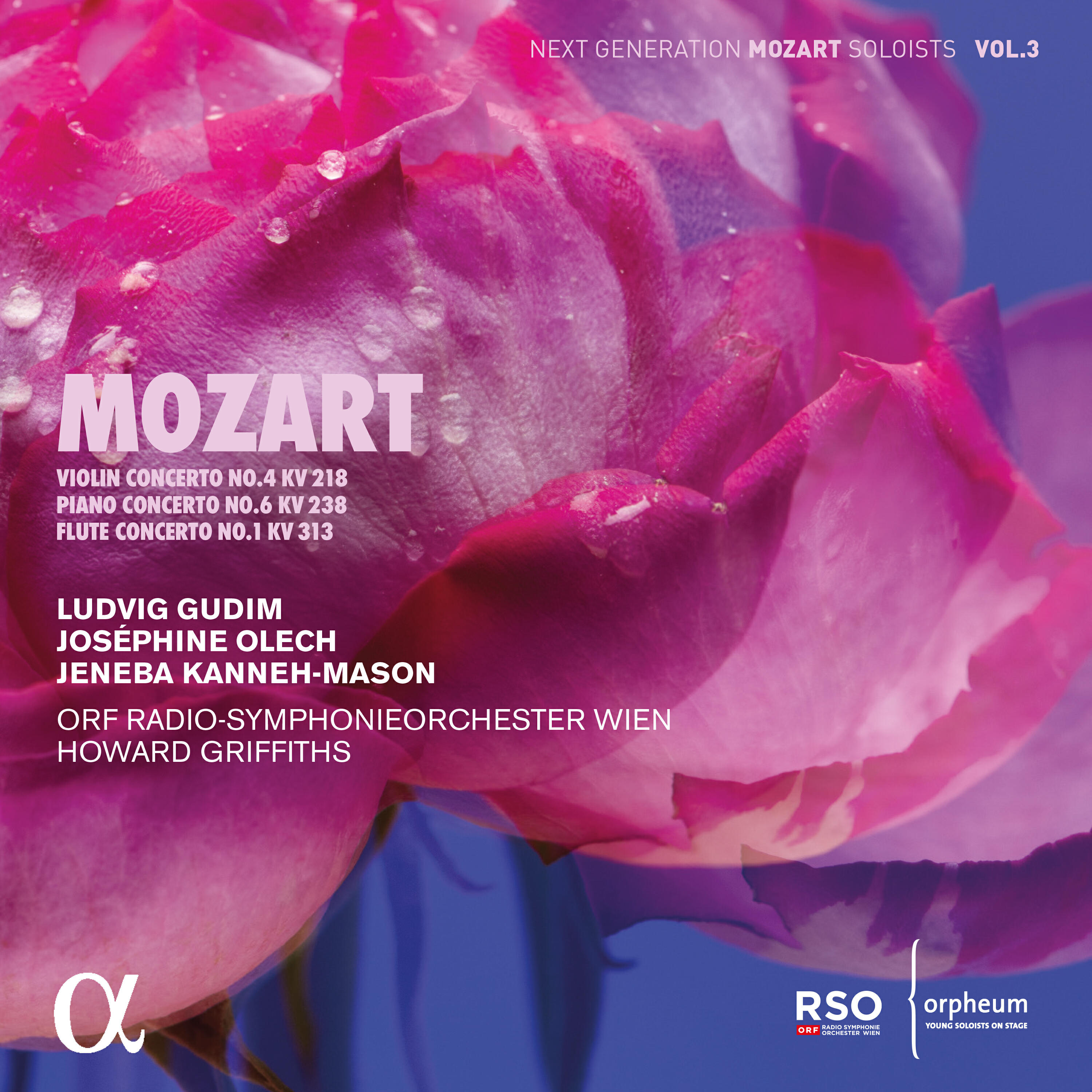 Релиз Mozart: Violin Concerto No. 4 KV 218, Piano Concerto No. 6 KV 238 & Flute Concerto No. 1 KV 313