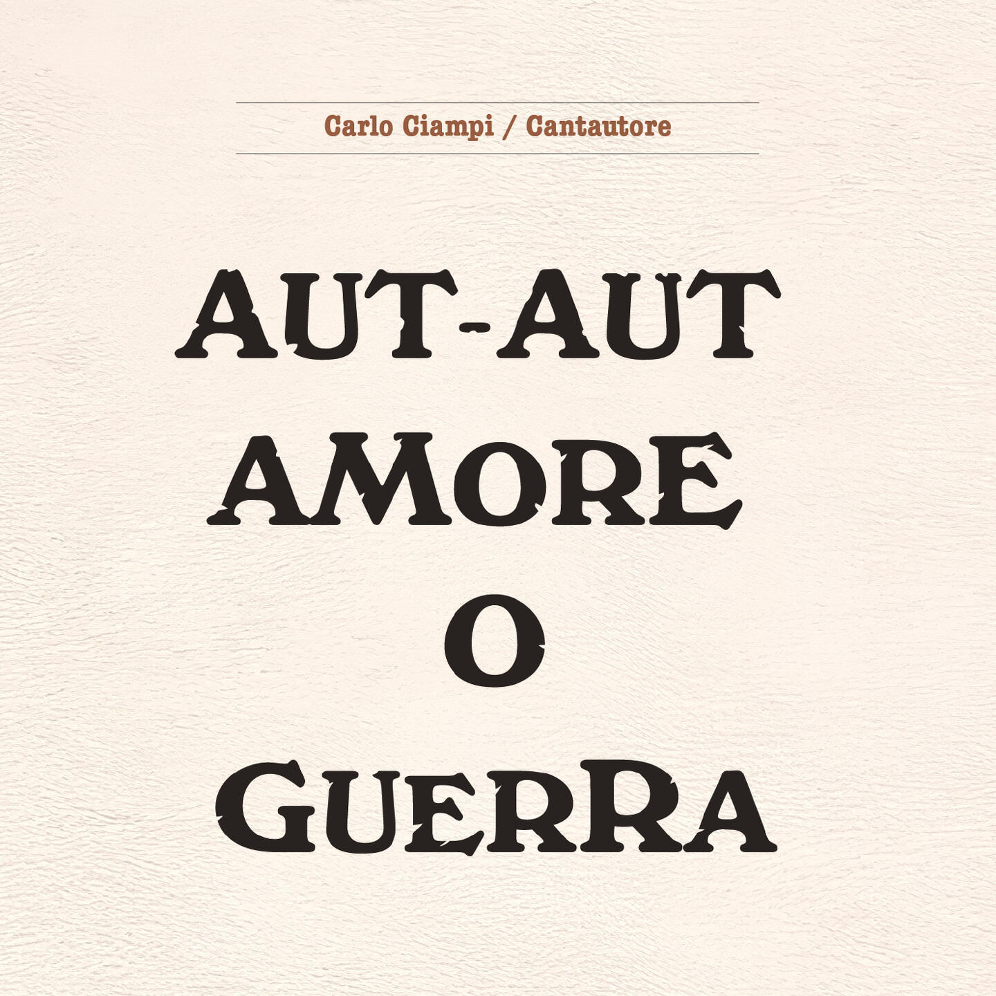 Релиз Aut Aut Amore o Guerra