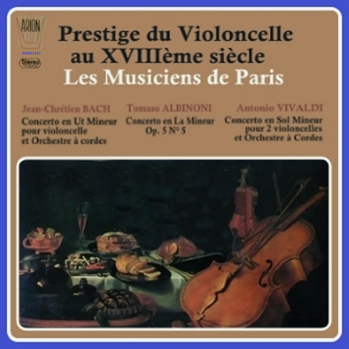 Релиз Prestige du violoncelle au 18ème siècle