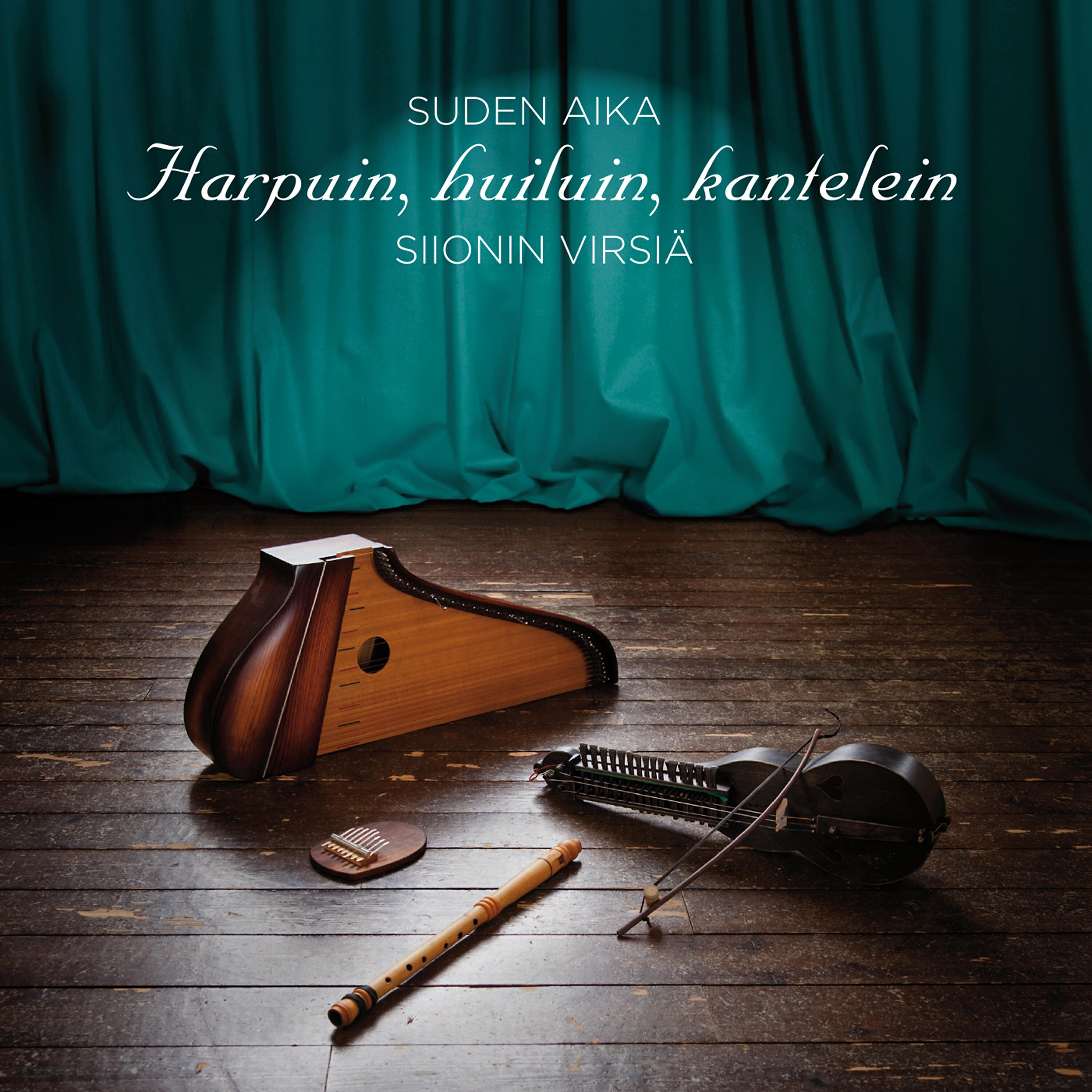 Релиз Harpuin, huiluin, kantelein – Siionin virsiä
