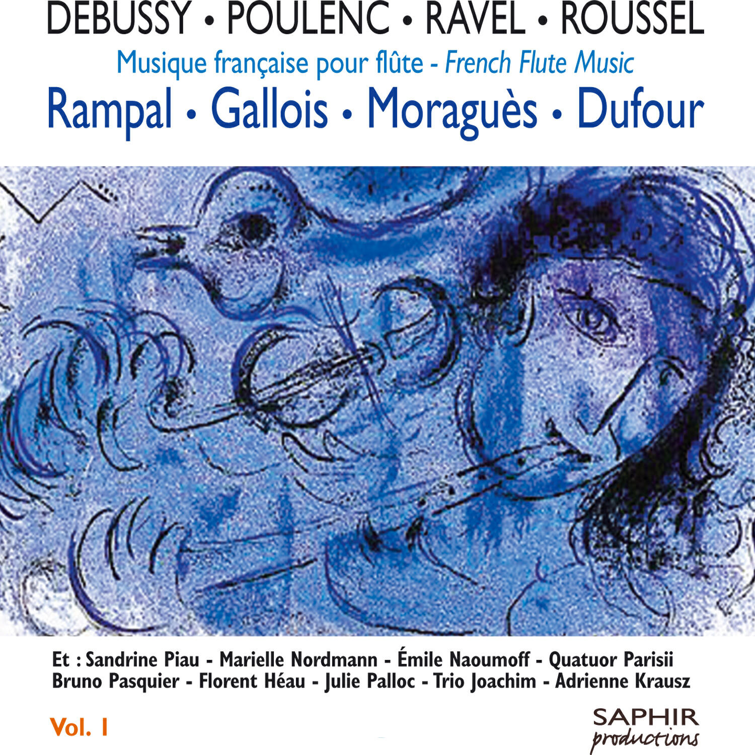 Релиз Debussy - Poulenc - Ravel - Roussel: Musique française pour flûte