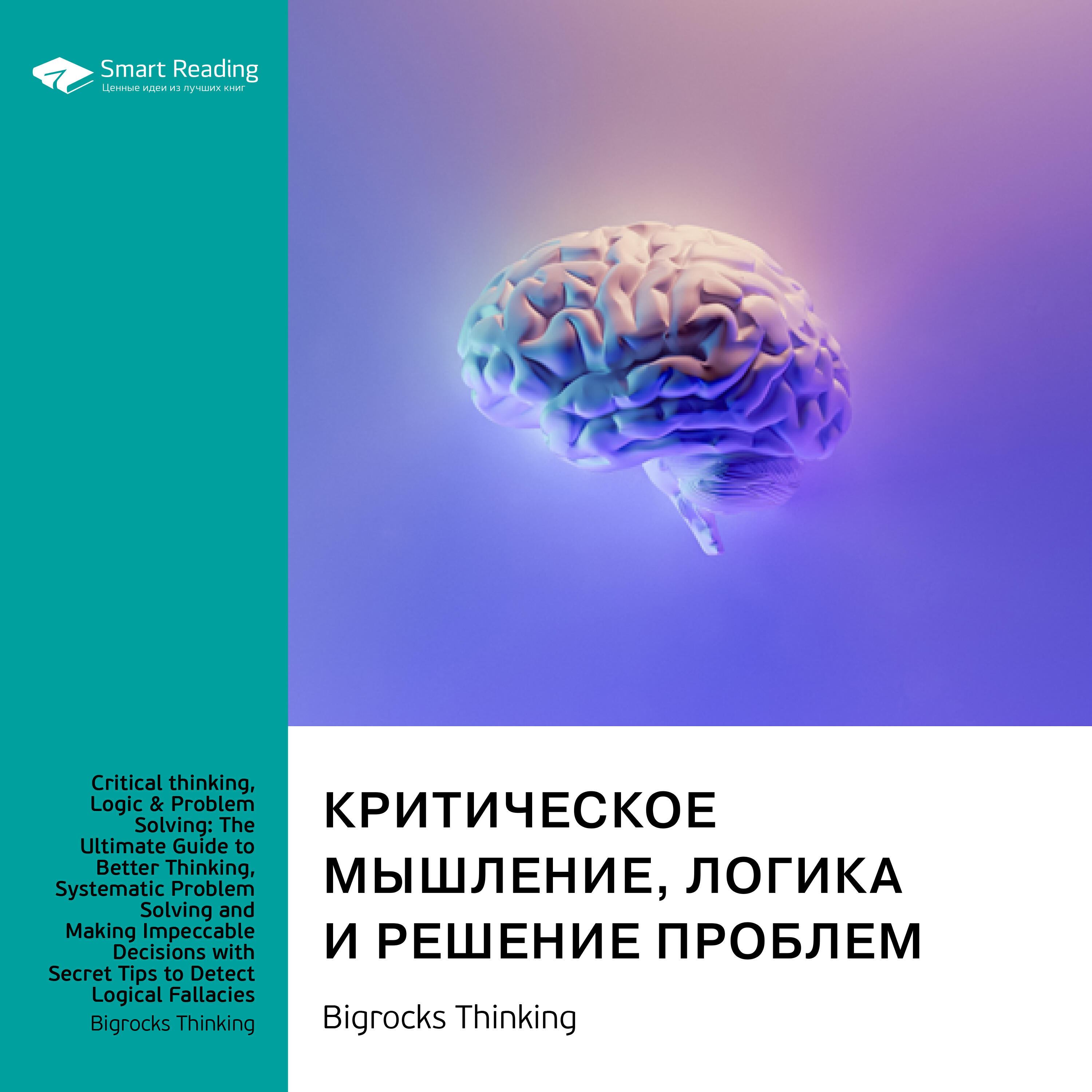 Книга Критическое мышление, логика и решение проблем. Как эффективно мыслить, избегая логических ошибок, и находить безупречные решения для любых задач. Bigrocks Thinking. Саммари