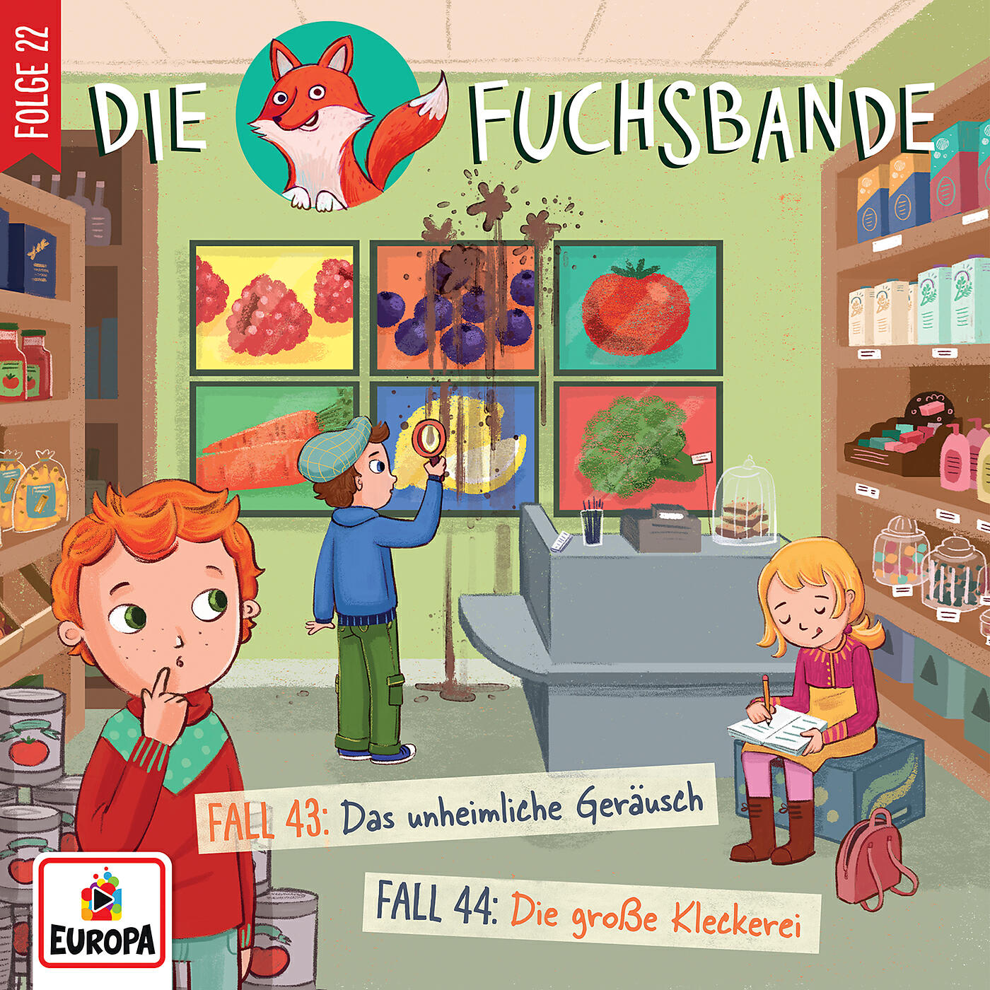 Релиз 022/Fall 43: Das unheimliche Geräusch/Fall 44: Die große Kleckerei