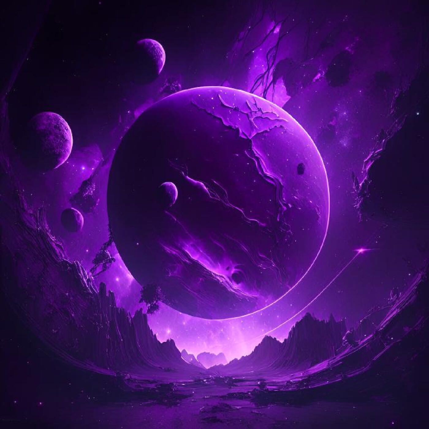 Релиз Фиолетовый космос