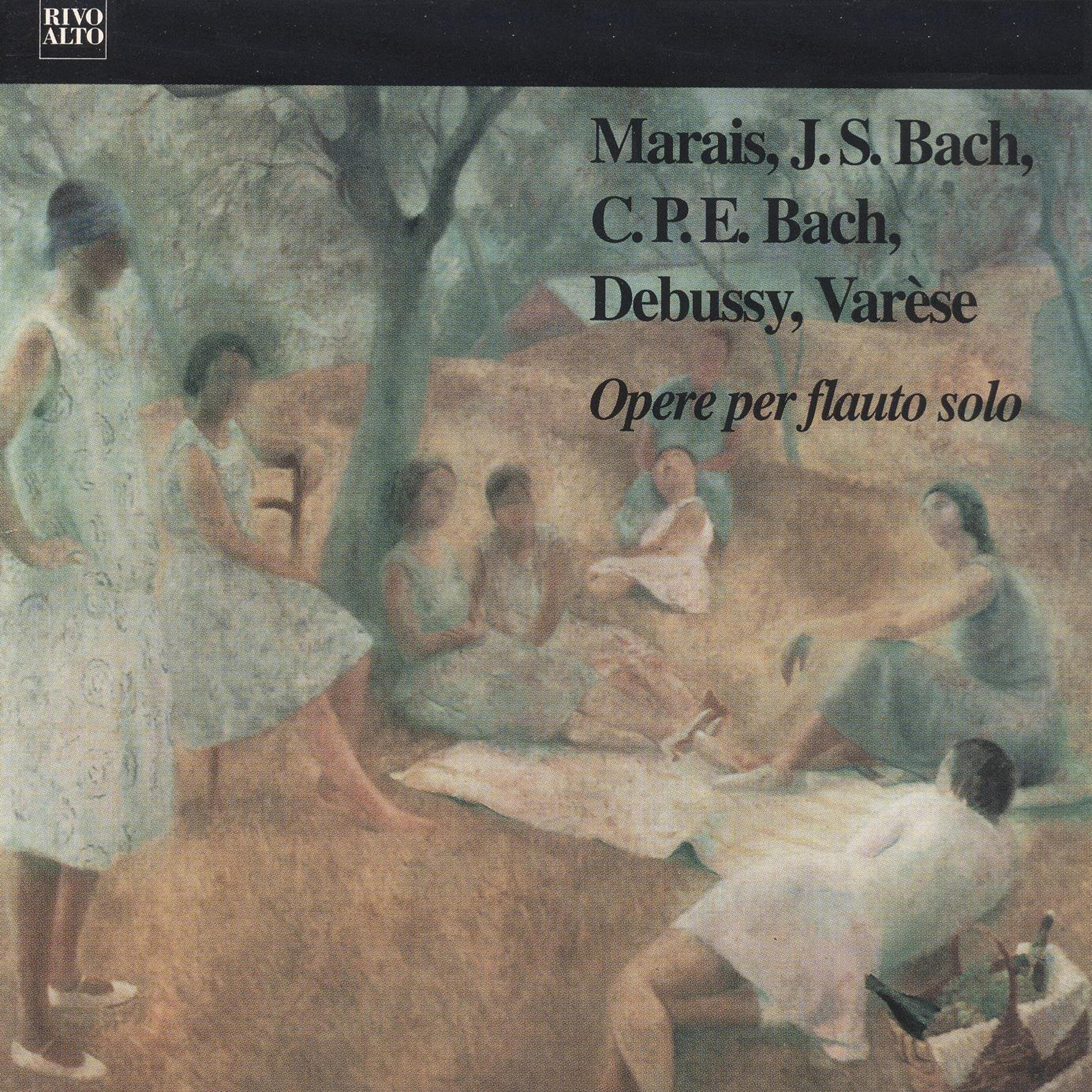 Релиз Debussy, J.S. Bach, C.P.E. Bach, Marais, Varèse: Opere per flauto solo