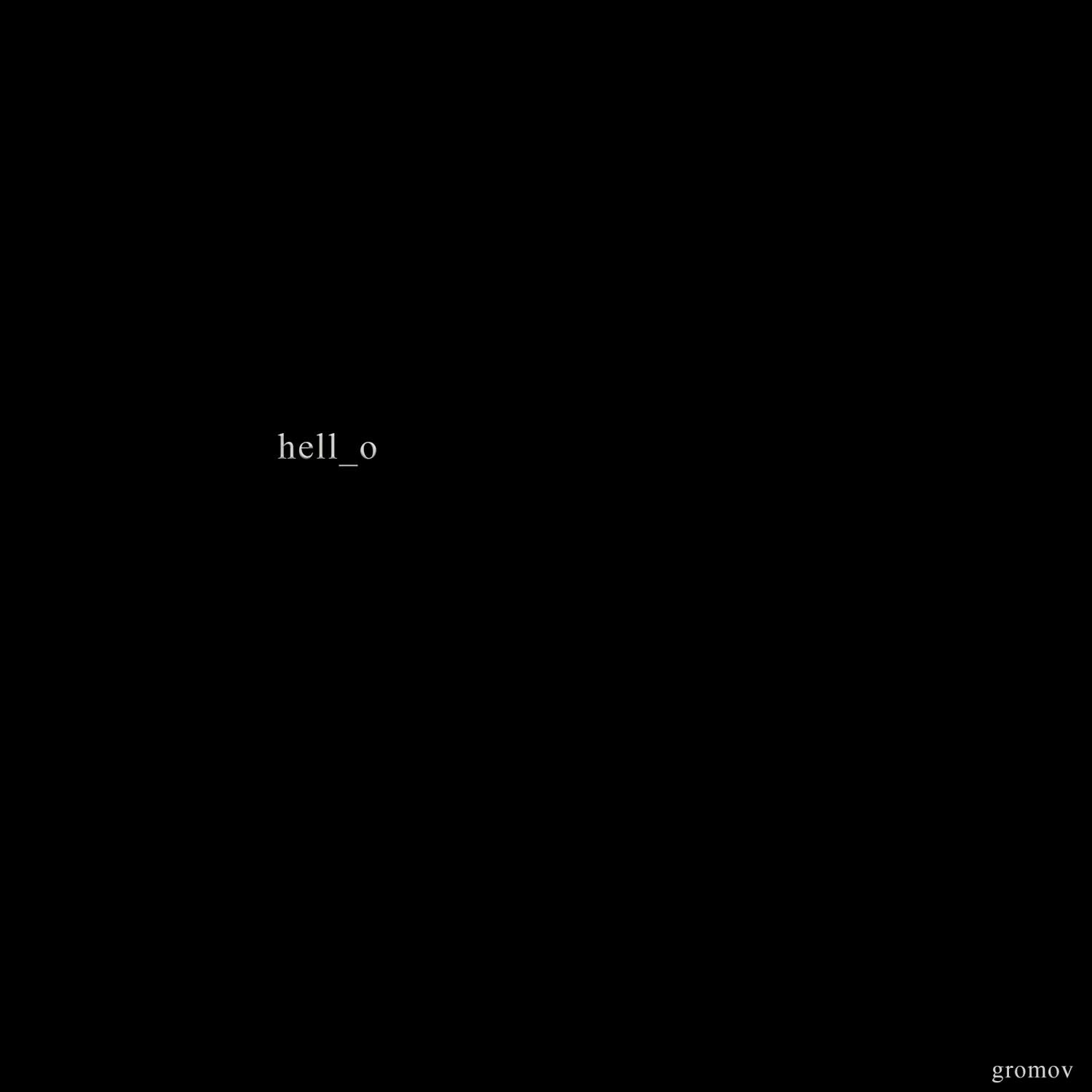 Релиз hell_o