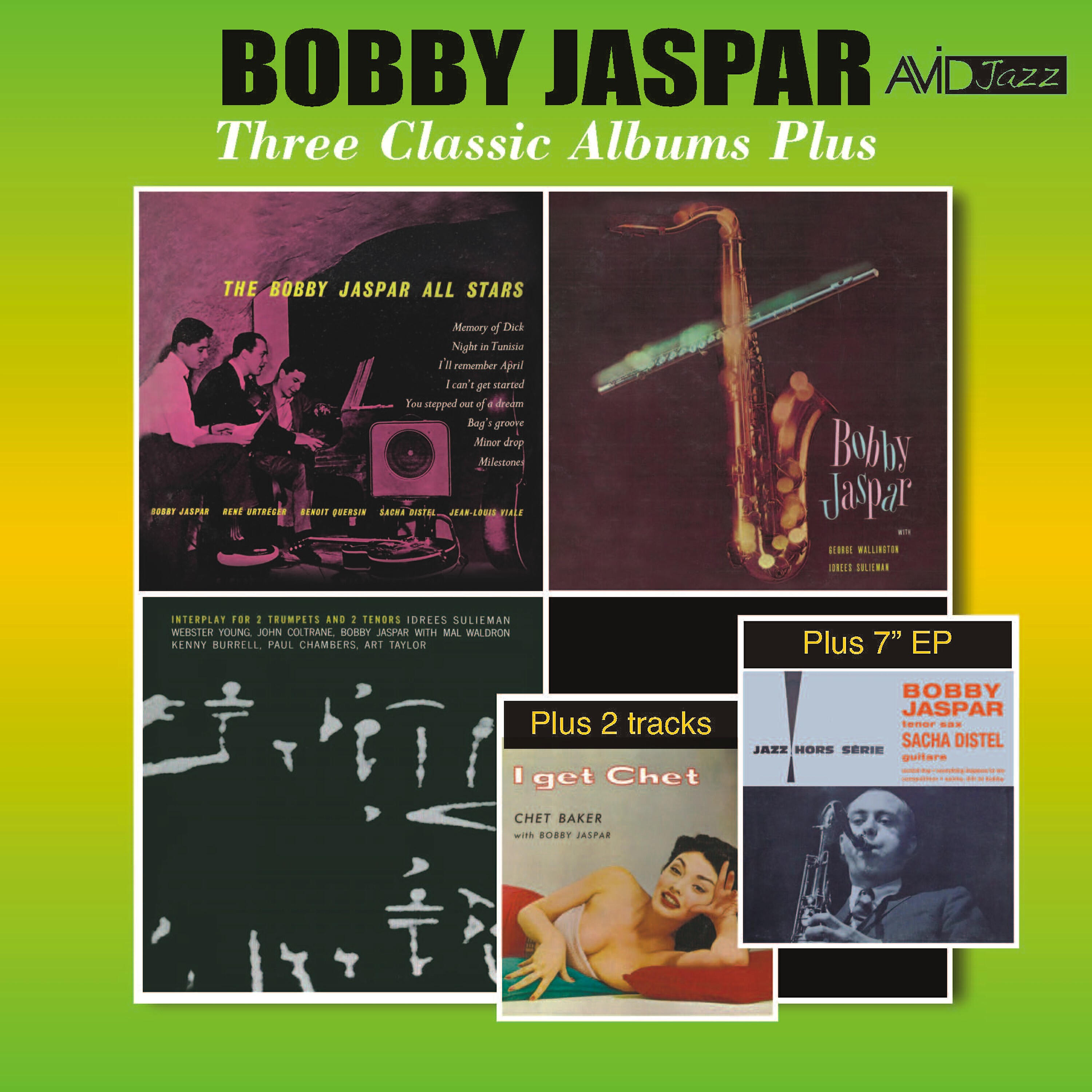 Релиз Three Classic Albums Plus (Bobby Jaspar All Stars / Tenor & Flute / Interplay for 2 Trumpets & 2 Tenors) [Remastered]