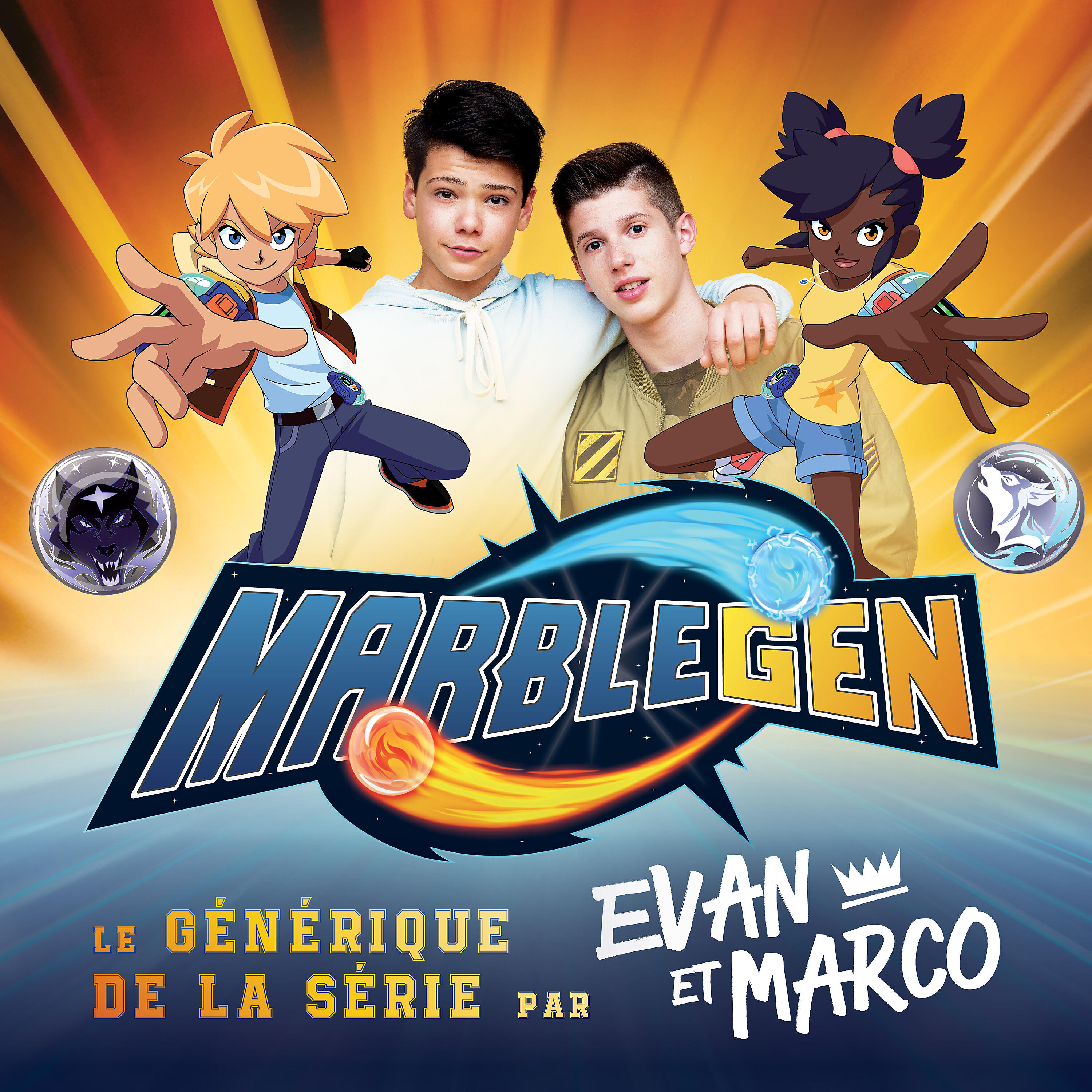 Релиз Marblegen (générique de la série TV)