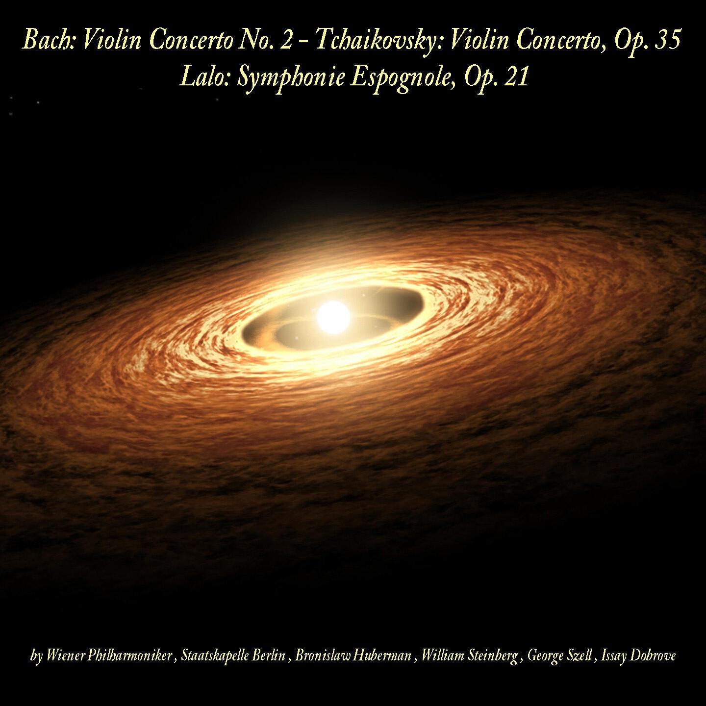 Релиз Bach: Violin Concerto No. 2 - Tchaikovsky: Violin Concerto, Op. 35 - Lalo: Symphonie Espognole, Op. 21