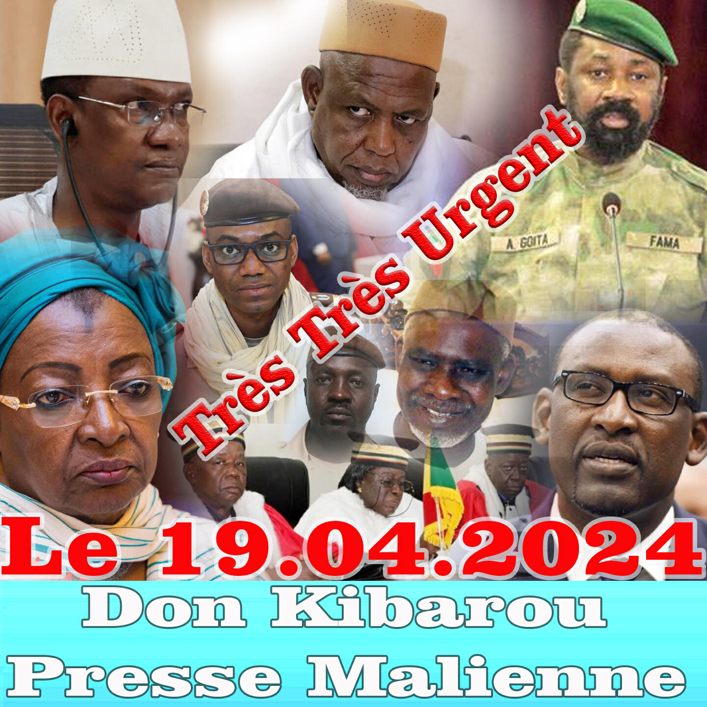 Релиз Très Très Urgent Don Kibarou Presse Malienne Le 16.04.2024
