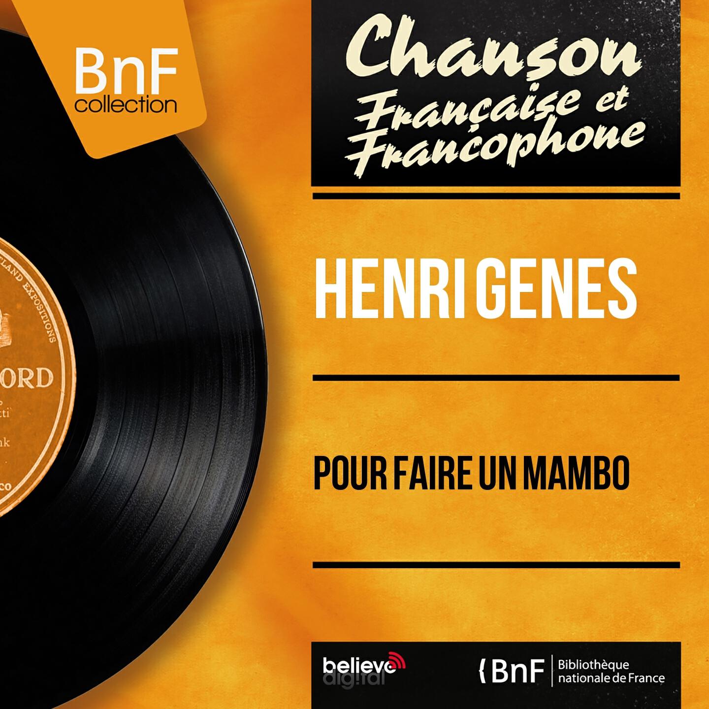 Релиз Pour faire un mambo (Mono version)