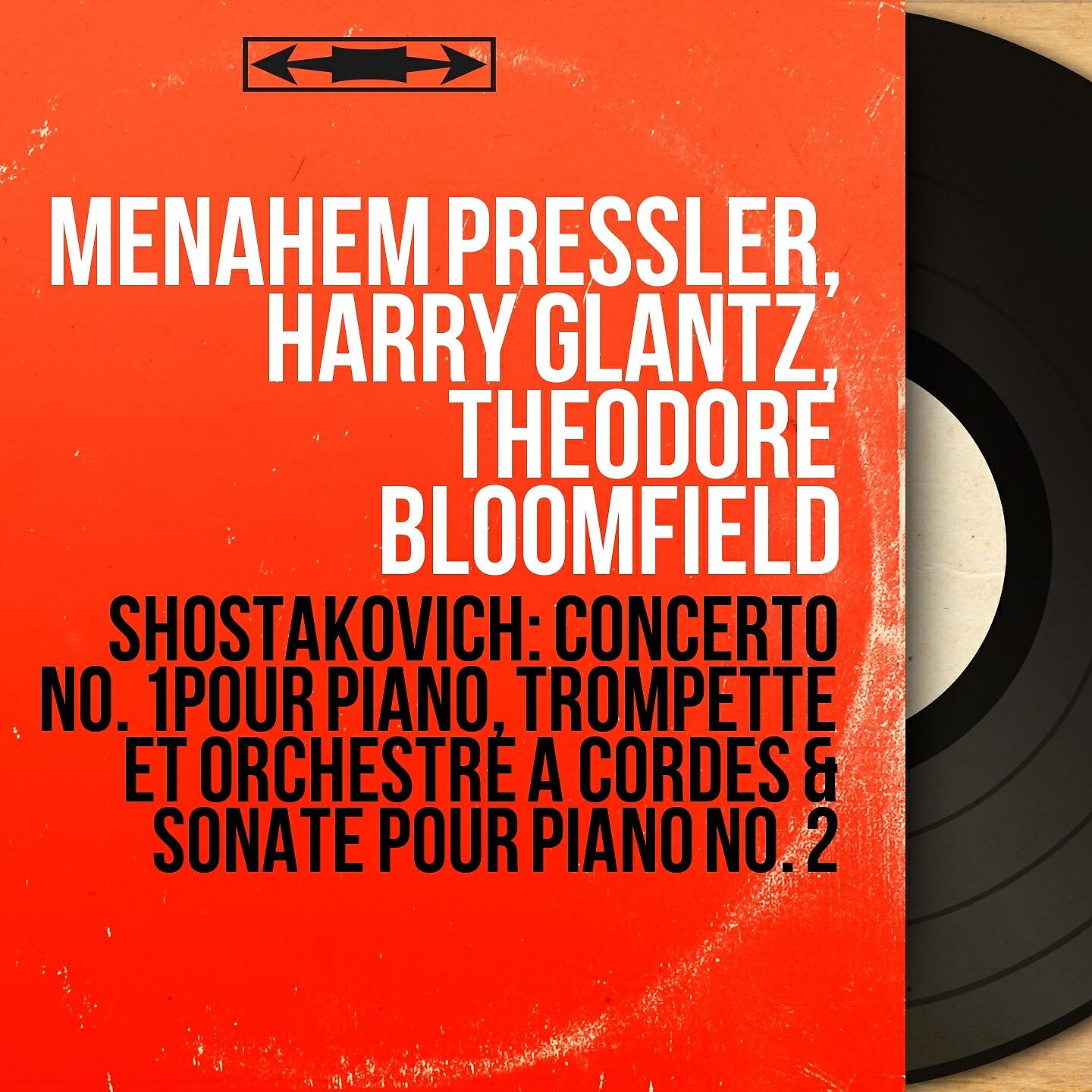 Релиз Shostakovich: Concerto No. 1 pour piano, trompette et orchestre à cordes & Sonate pour piano No. 2