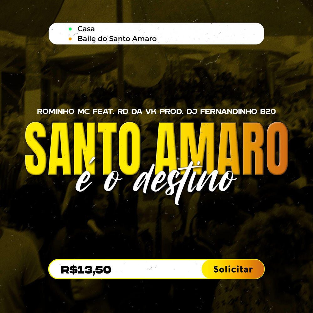 Релиз Santo Amaro é o Destino