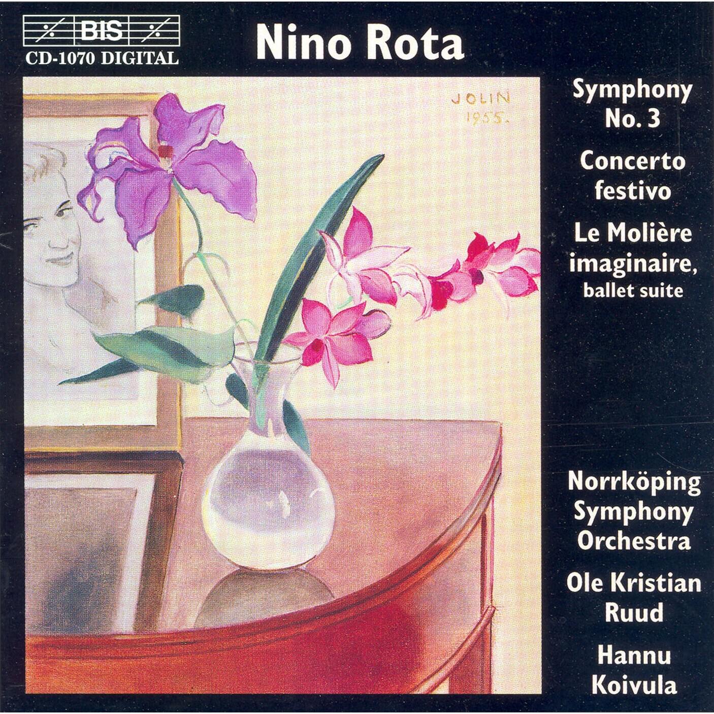 Релиз Rota: Symphony No. 3 / Concerto Festivo / Le Moliere Imaginaire - Ballet Suite