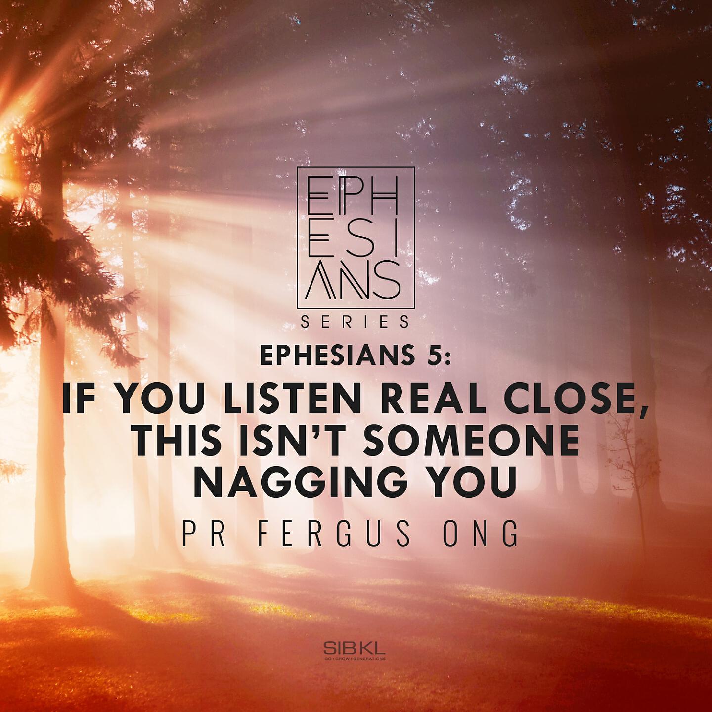 Релиз Ephesians 5: If You Listen Real Close, This Isn't Someone Nagging You