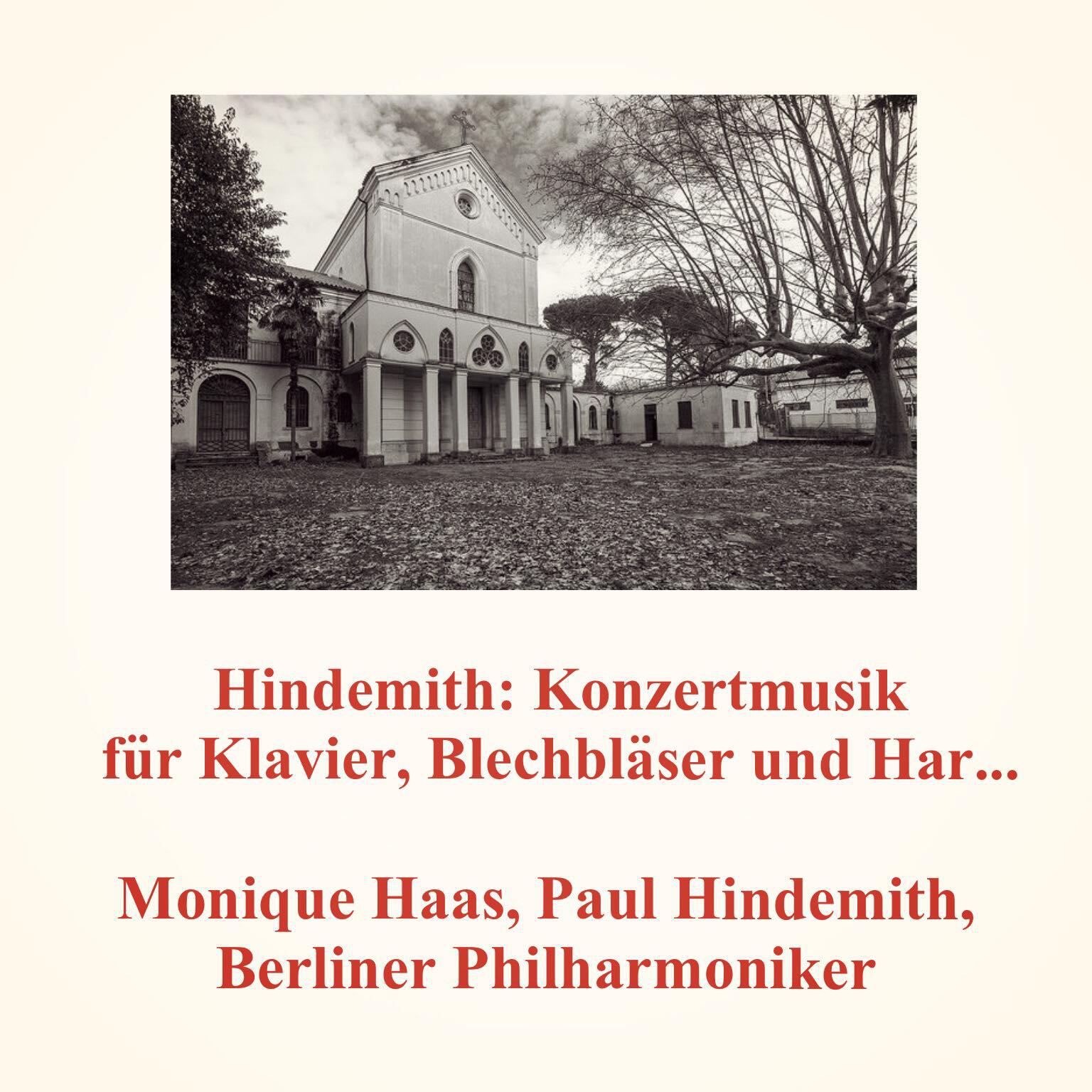 Релиз Hindemith: Konzertmusik für Klavier, Blechbläser und Harfen, op. 49