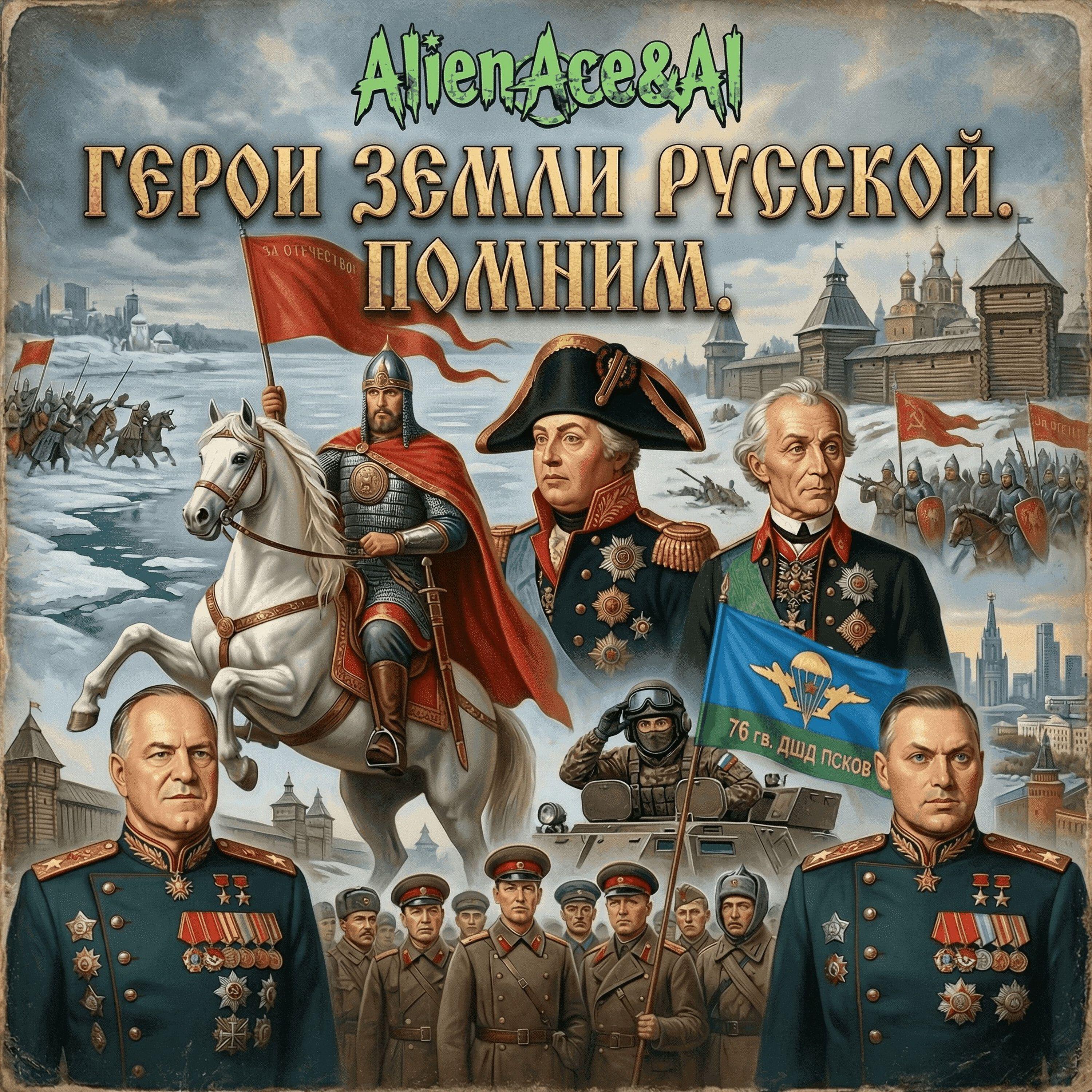 Релиз ГЕРОИ ЗЕМЛИ РУССКОЙ. ПОМНИМ.