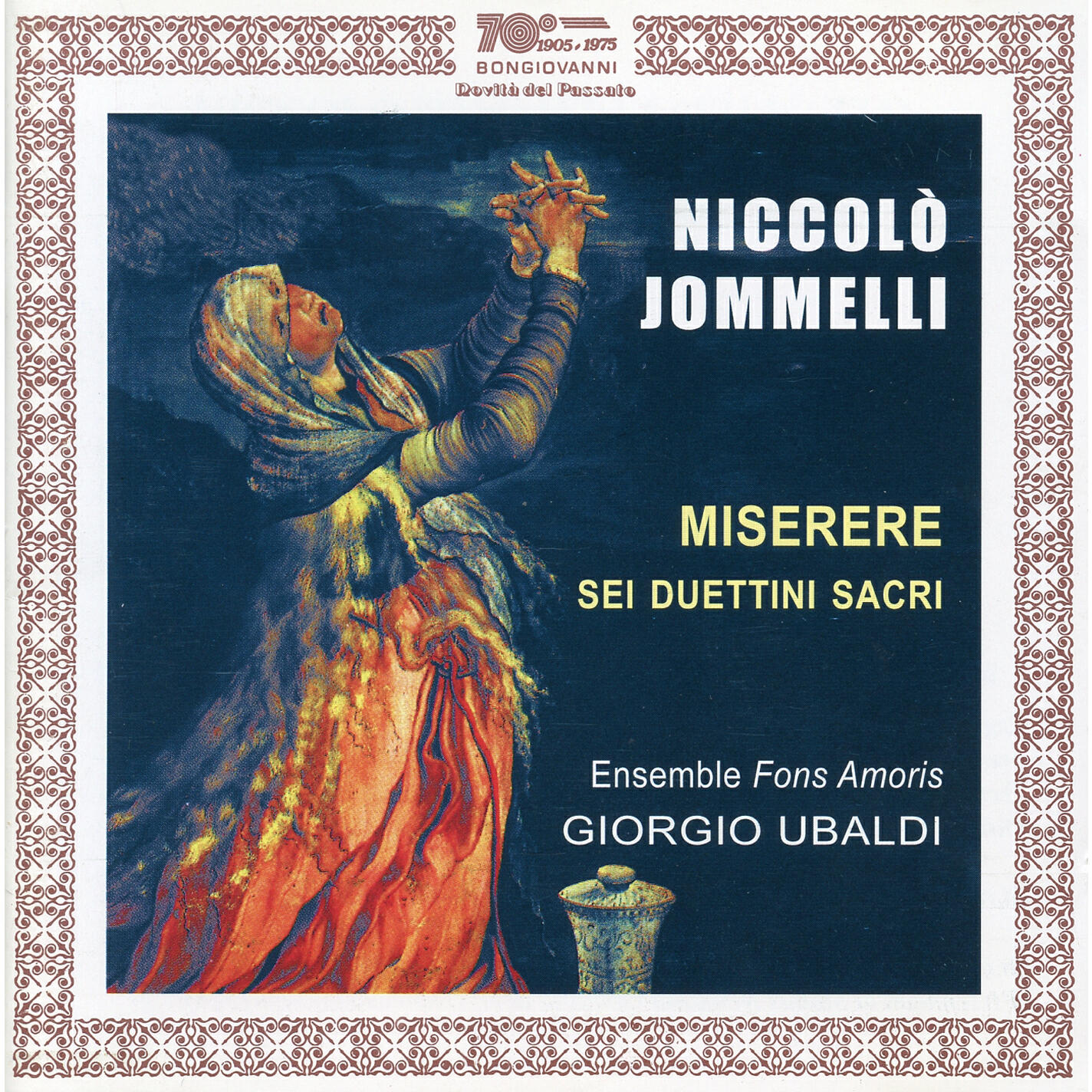 Релиз Jommelli: Miserere & Sei Duettini Sacri