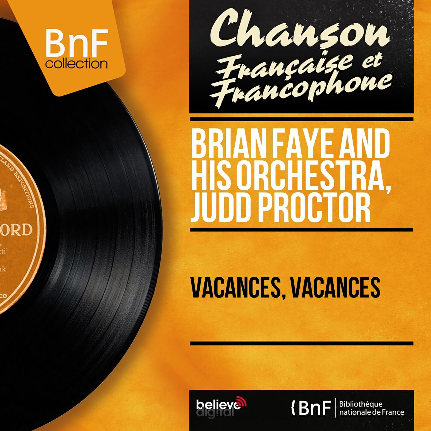 Релиз Vacances, vacances (Mono version)