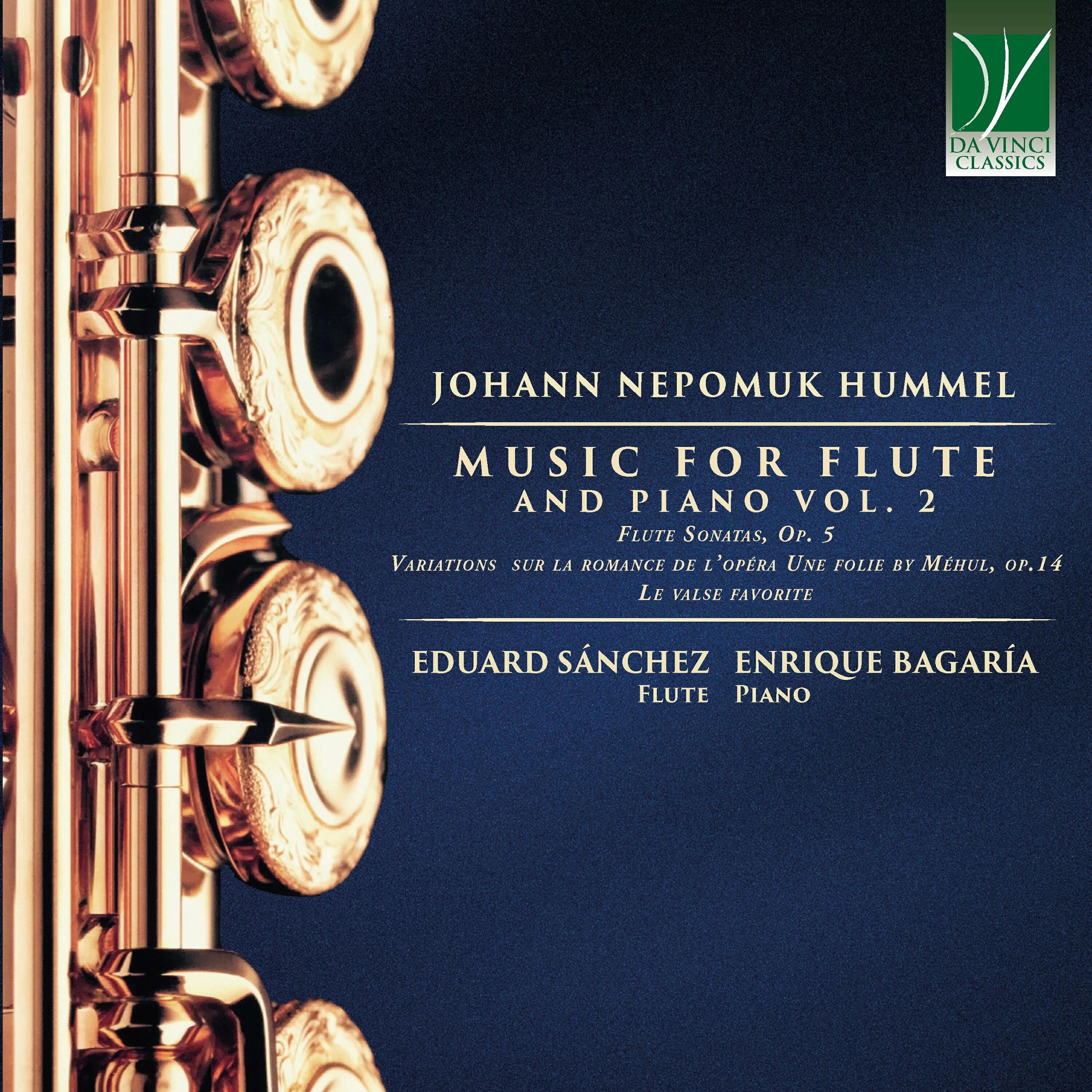 Релиз Johann Nepomuk Hummel: Music for Flute and Piano, Vol. 2
