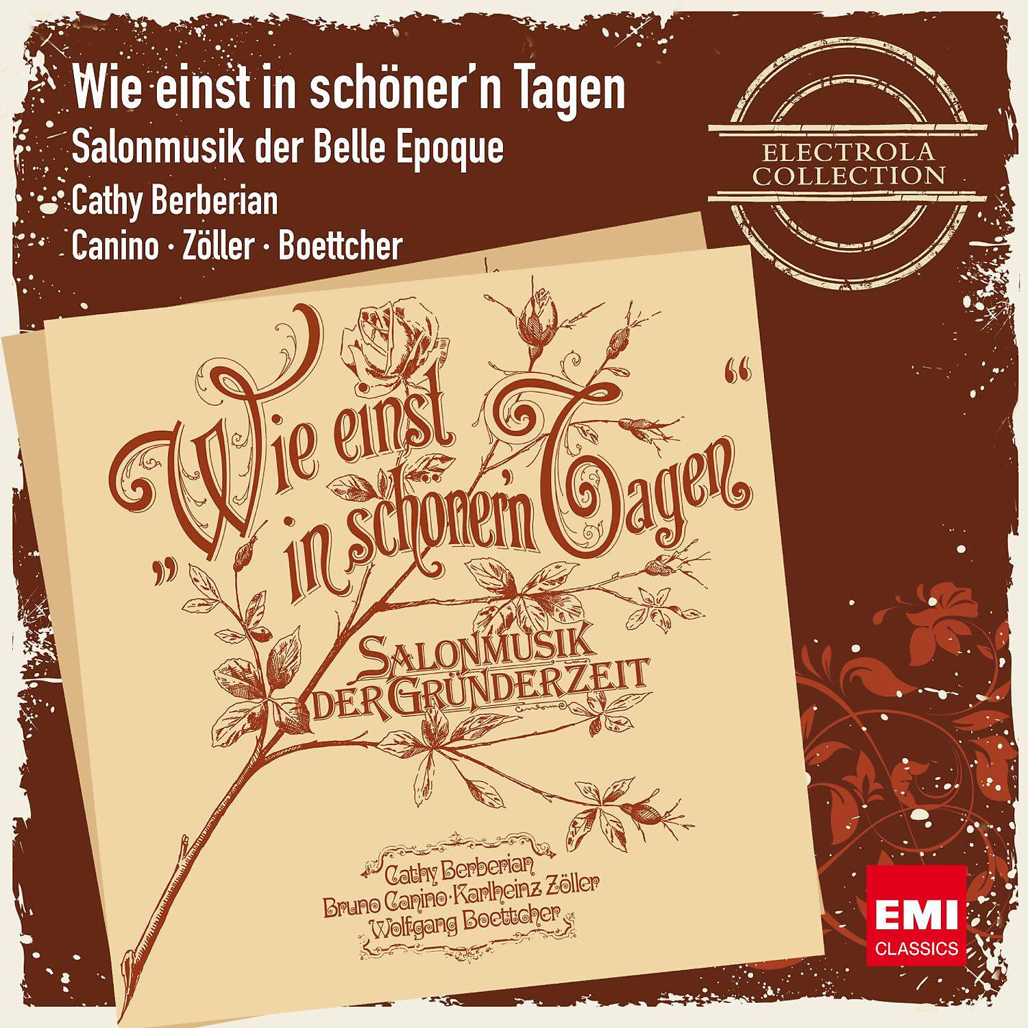 Релиз Wie einst in schöner'n Tagen - Salonmusik der Belle Epoque