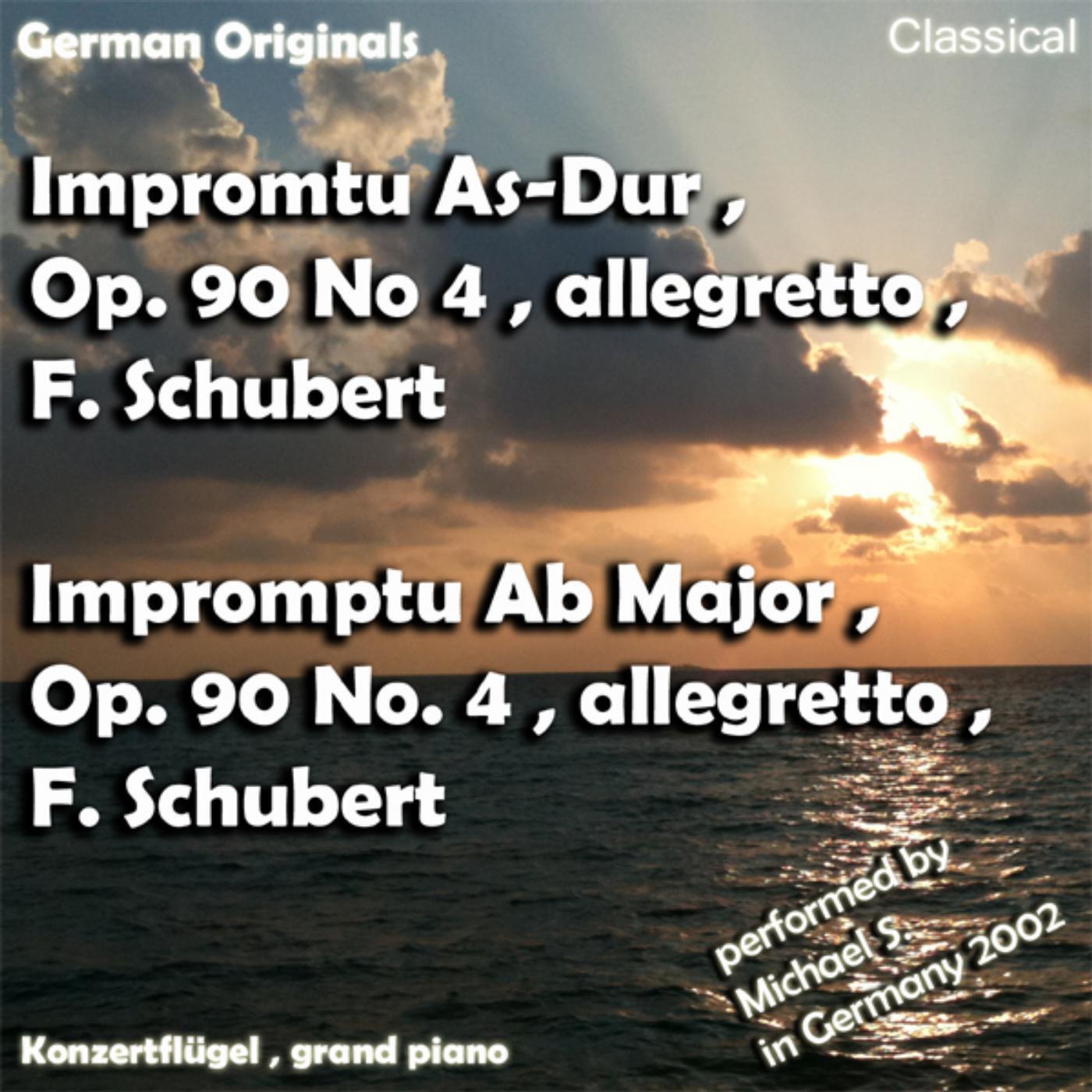 Релиз Impromtu as-Dur , Opus 90 No 4 , Allegretto , Franz Schubert , Impromptu Ab Major , Opus 90 No 4 , Franz Schubert