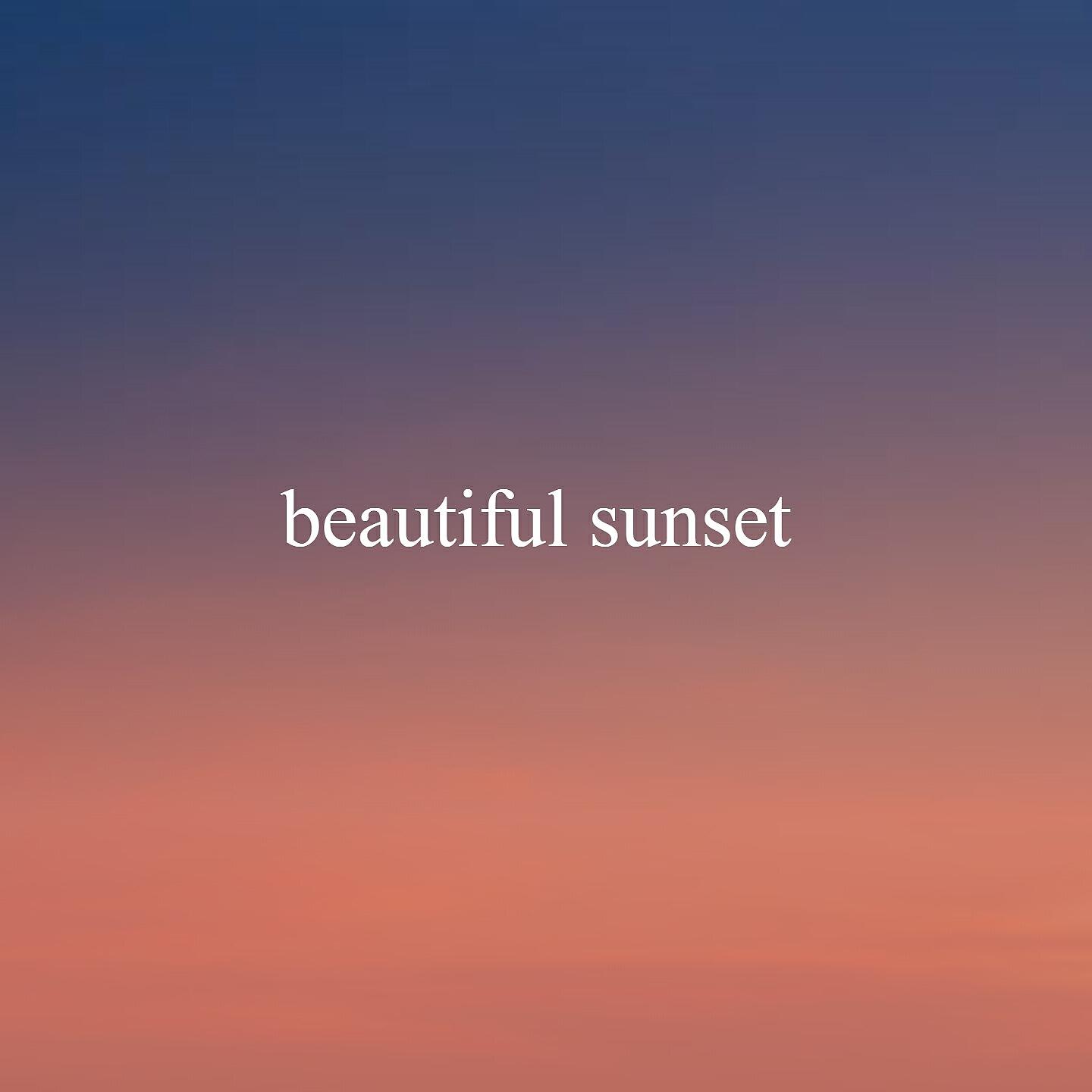 Релиз Beautiful Sunset