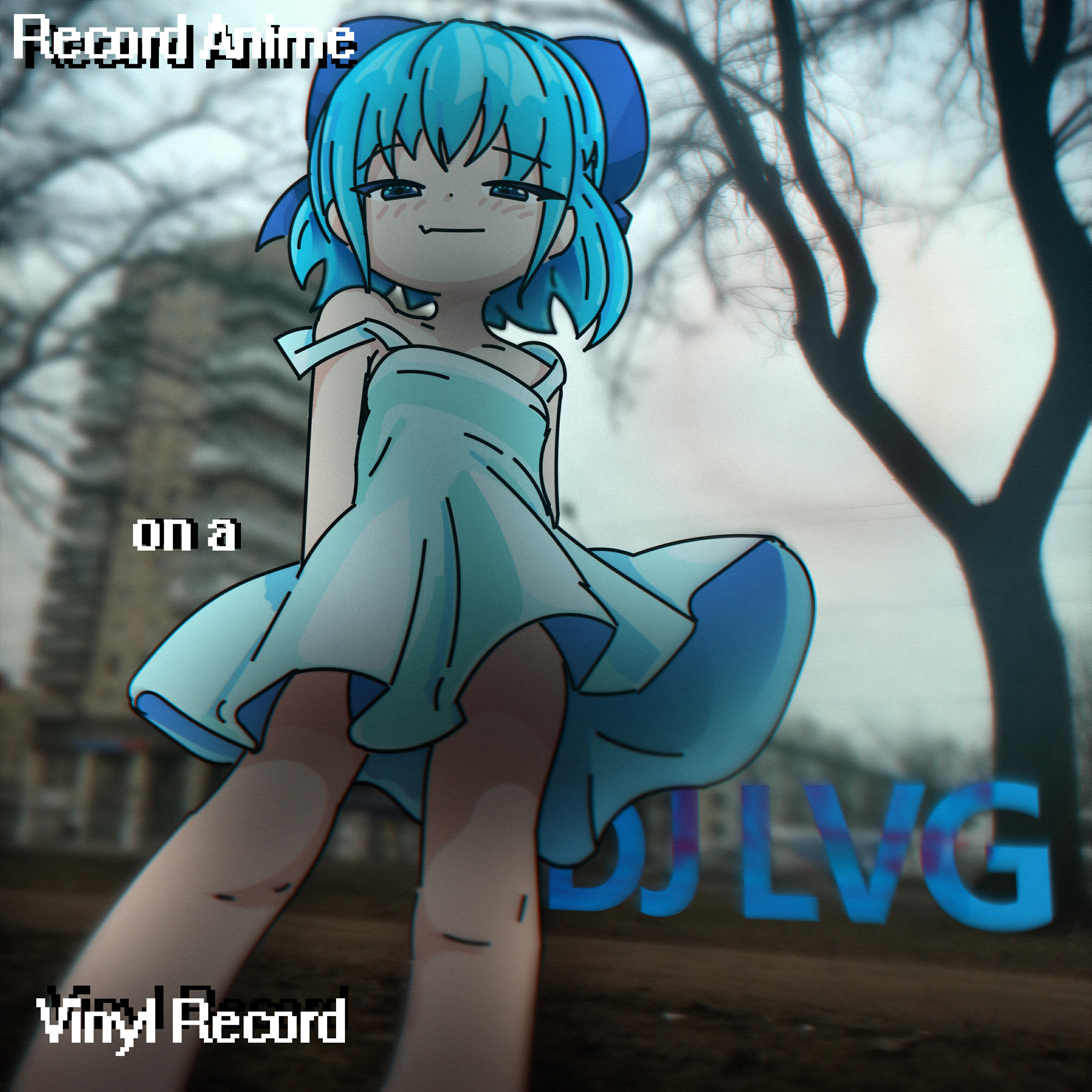 Релиз Record Anime on a Vinyl Record