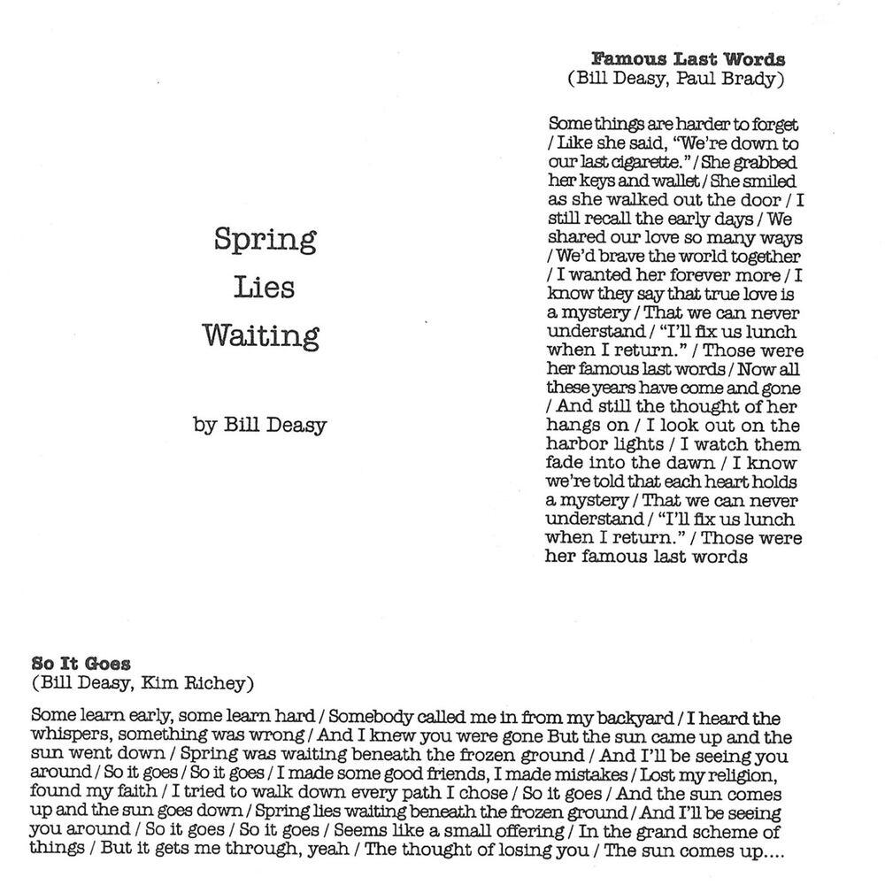 Релиз Spring Lies Waiting