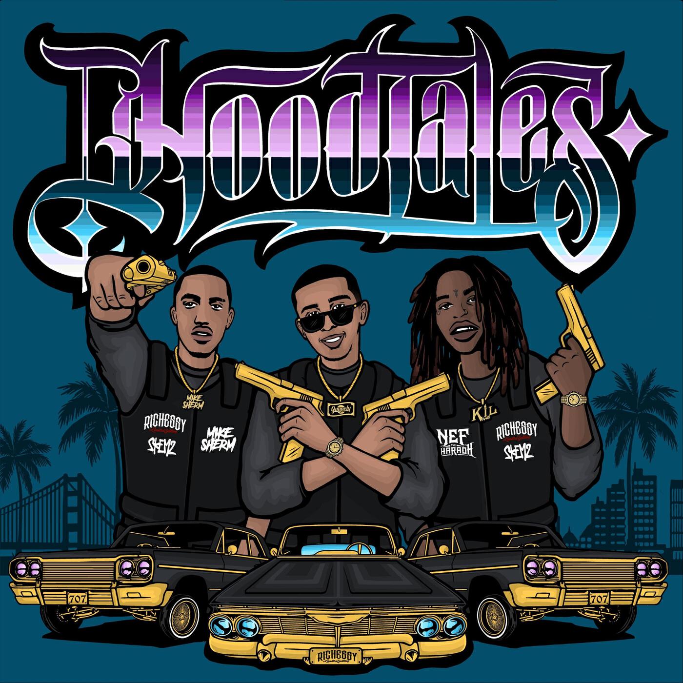 Релиз Hoodtales (feat. Mike Sherm & Nef the Pharaoh)