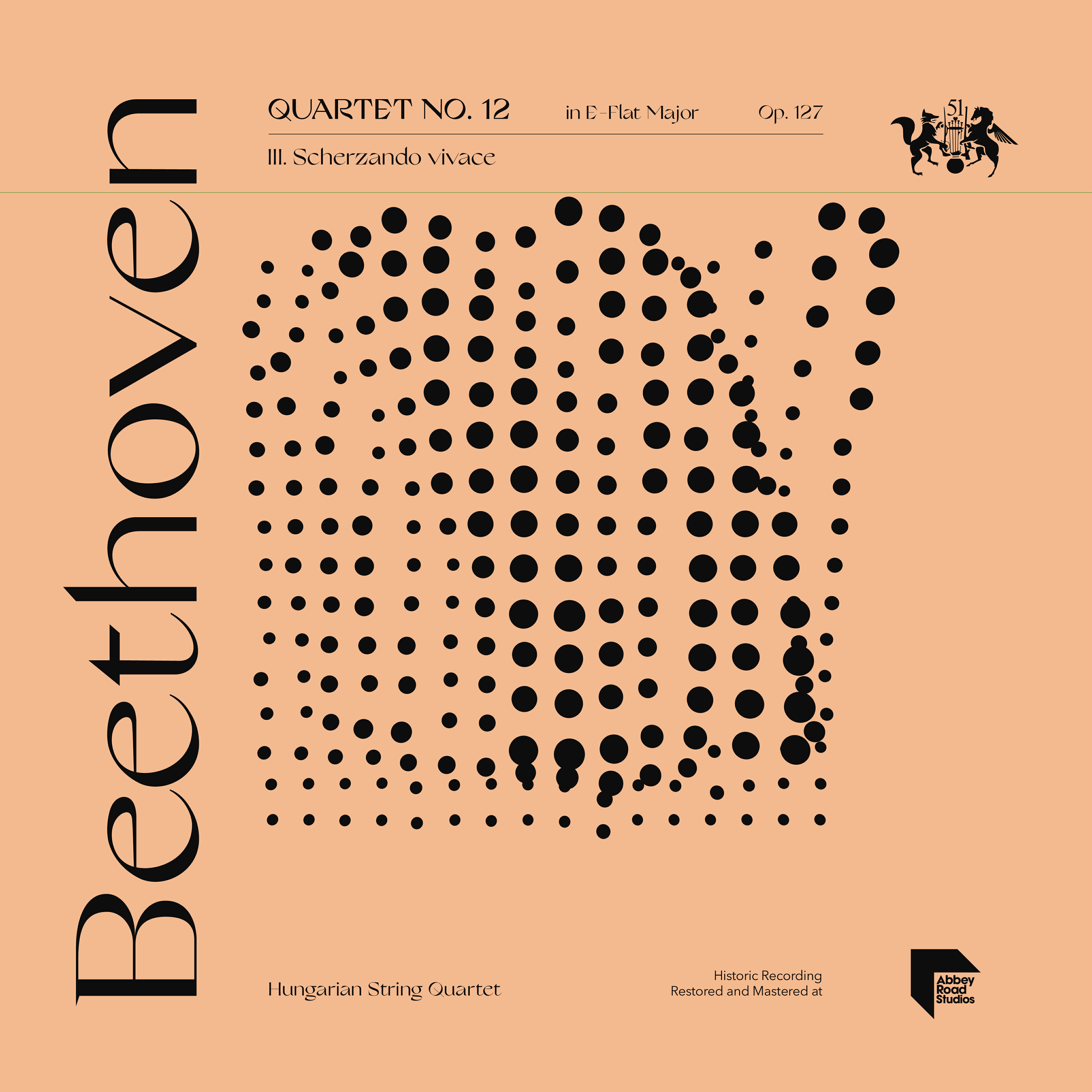 Релиз Beethoven: Quartet No. 12 in E-Flat Major, Op. 127: III. Scherzando vivace