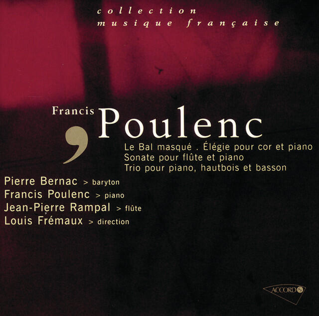 Релиз Poulenc-Un bal masqué-Sonate pour flute-Elegie pour cor-Trio pour piano hautbois et basson